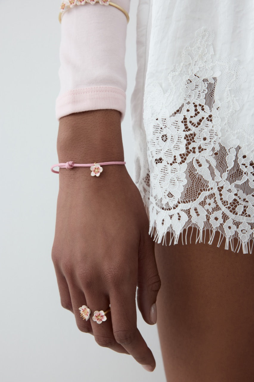 Mini Cherry Blossom Adjustable Ring | AYHM6011