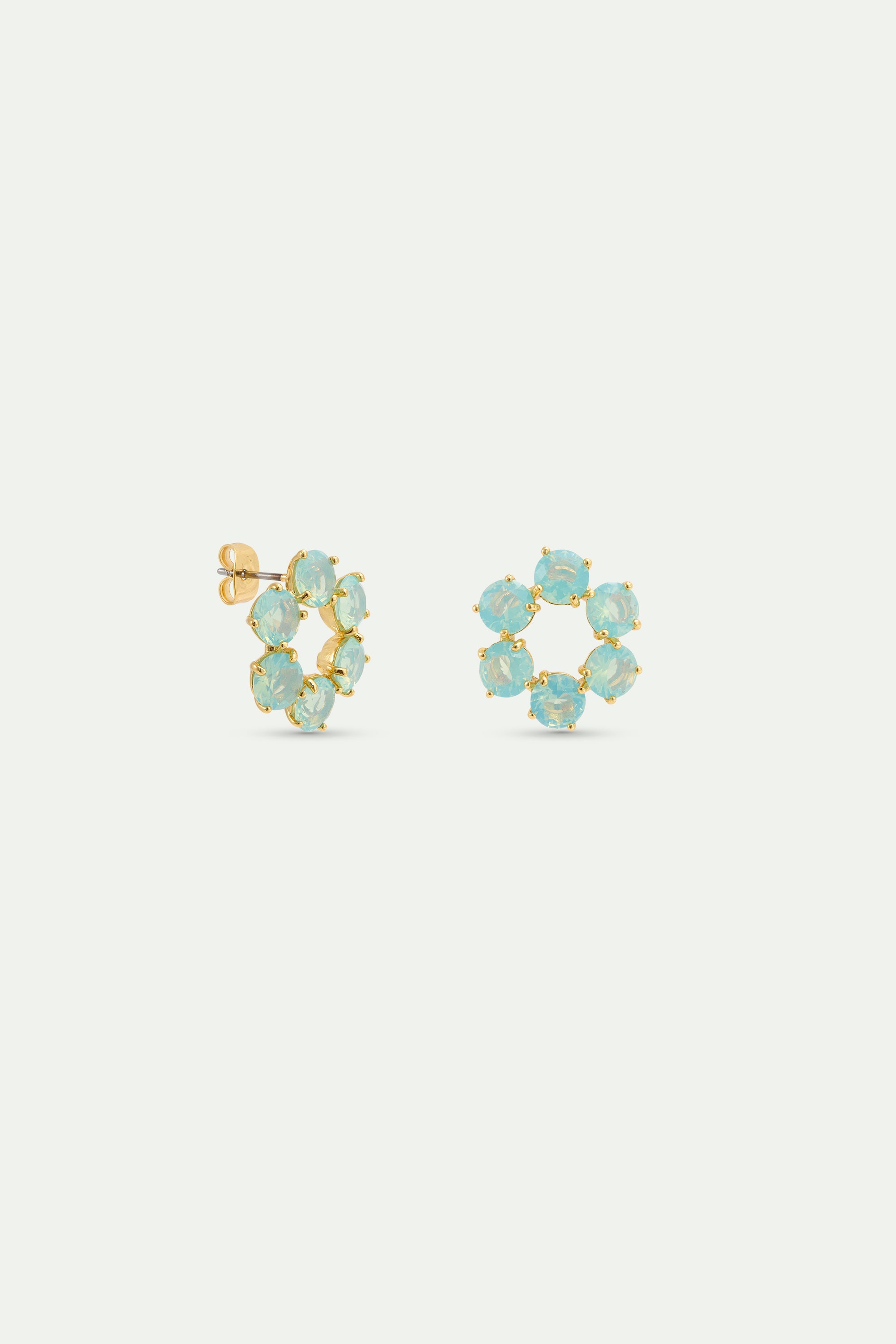 Glacier Blue Six-Stone Earrings | AYLD1422