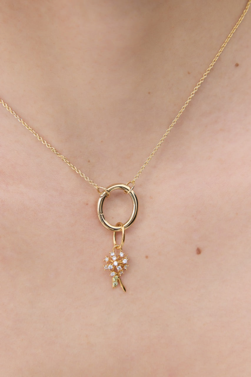 Gold Dandelion Pendant, Resilience and Freedom | AYPE4021