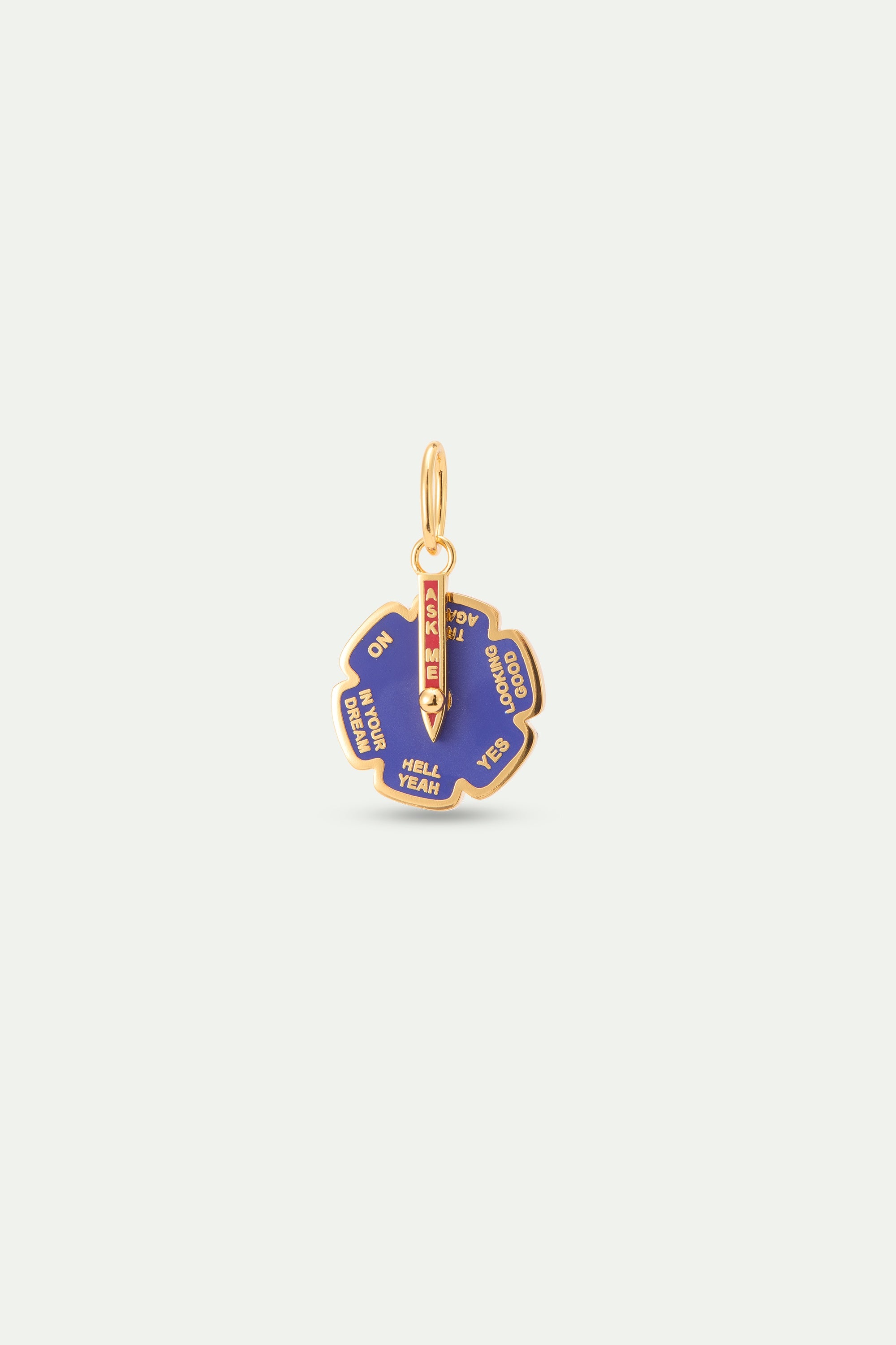 Blue Wheel of Truth Pendant: Game and Intuition | AYPE4051