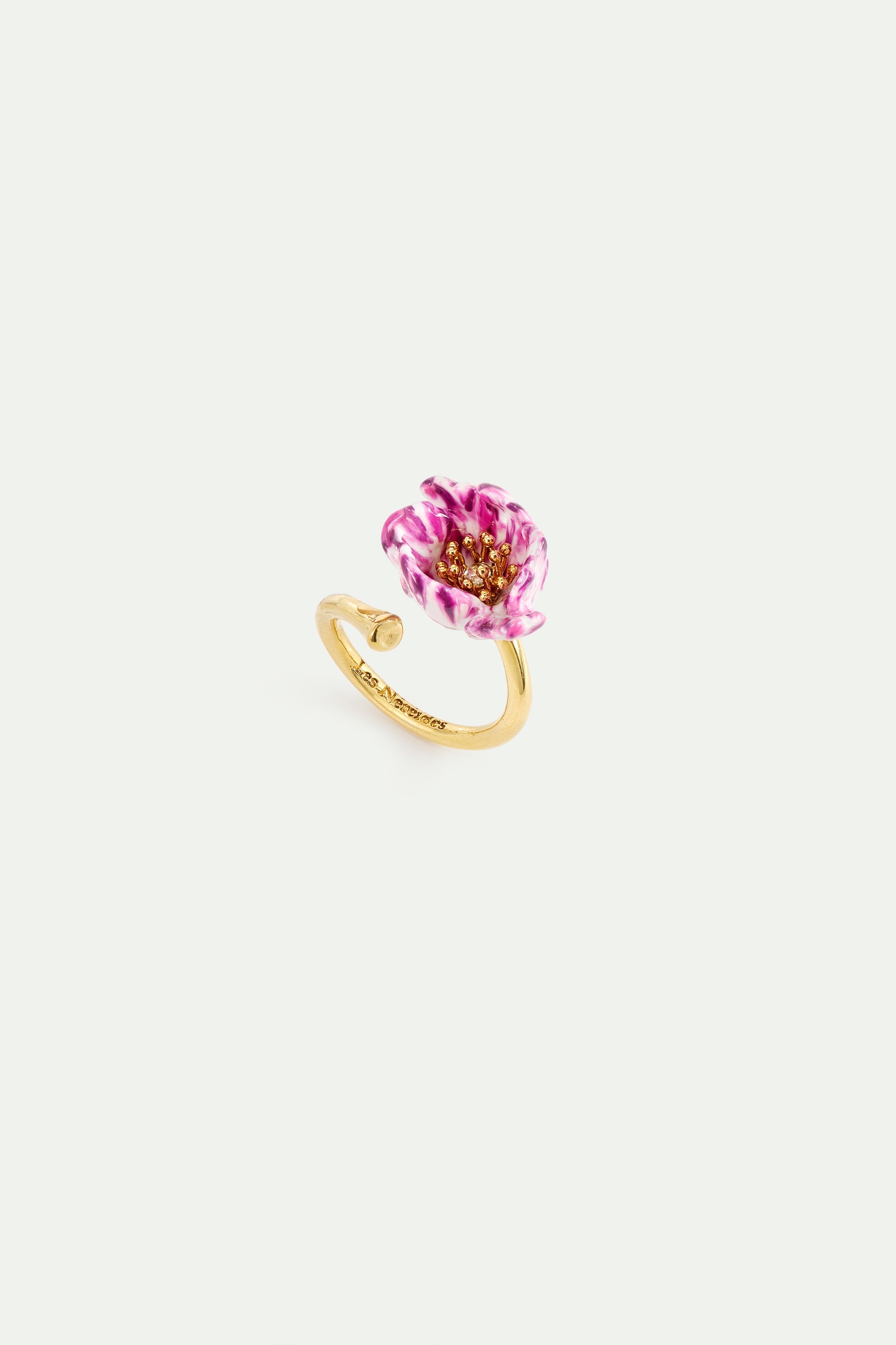 Purple Tulip Adjustable Ring | AYVA6031