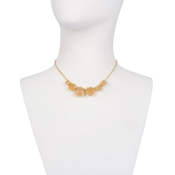 La Diamantine 6 Stones Light Honey Necklace | ZLD3312