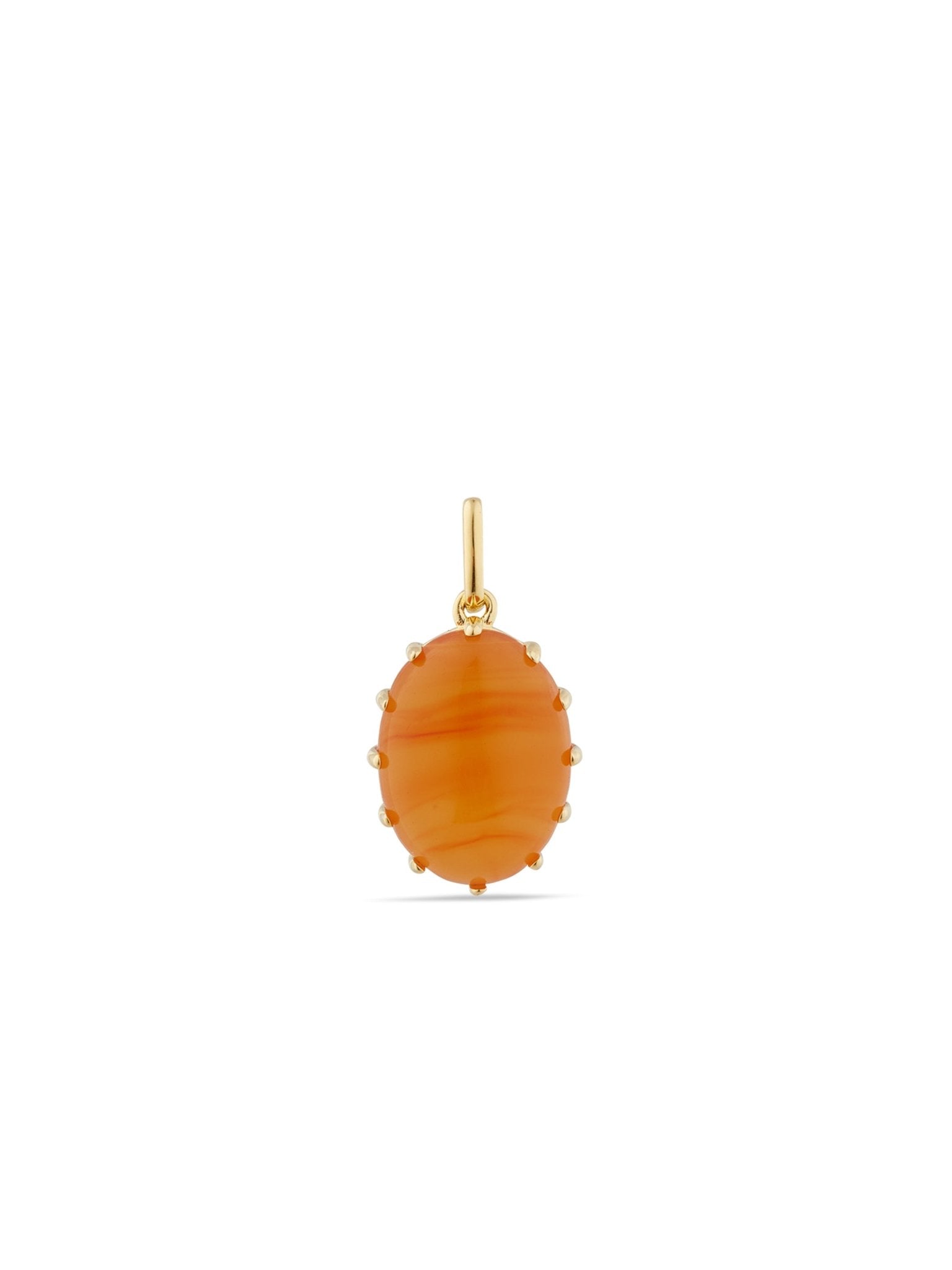 Amber Stone Pendant | AUPE4281 - Les Nereides