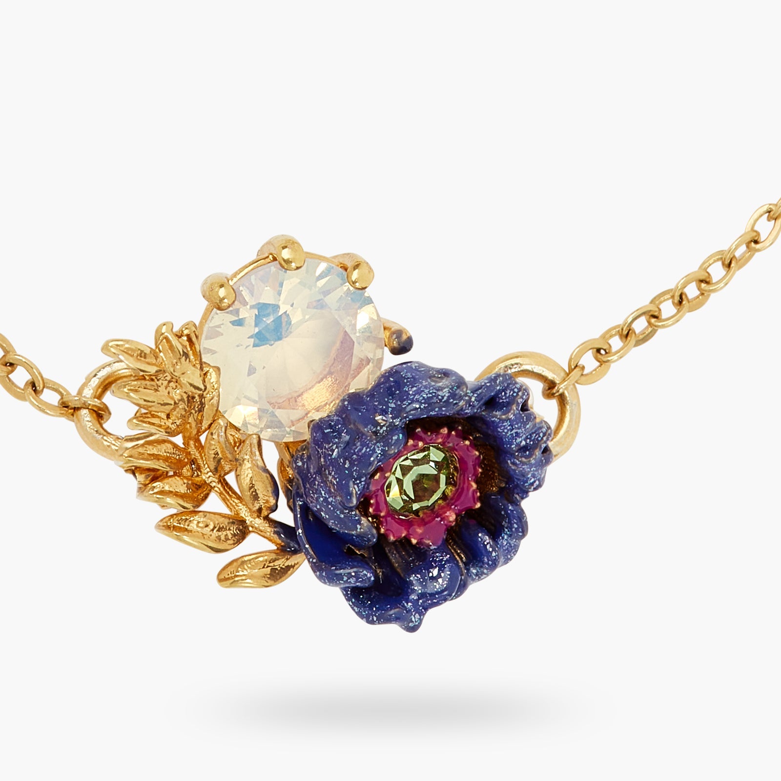 Anemone Flower And Crystal Fine Bracelet | ATFI2021 - Les Nereides