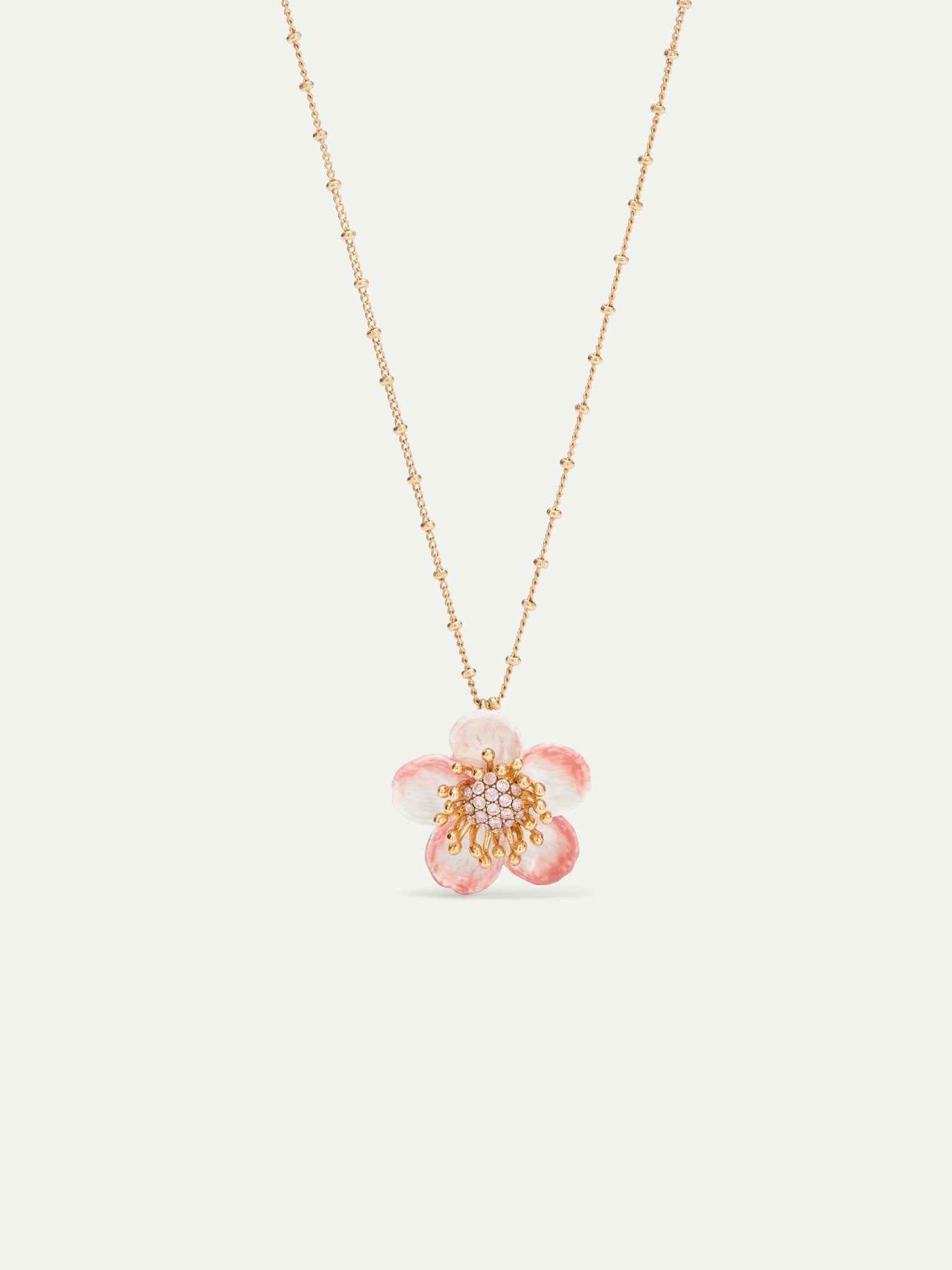 Apple Blossom Pendant Necklace | AUDC3041 - Les Nereides