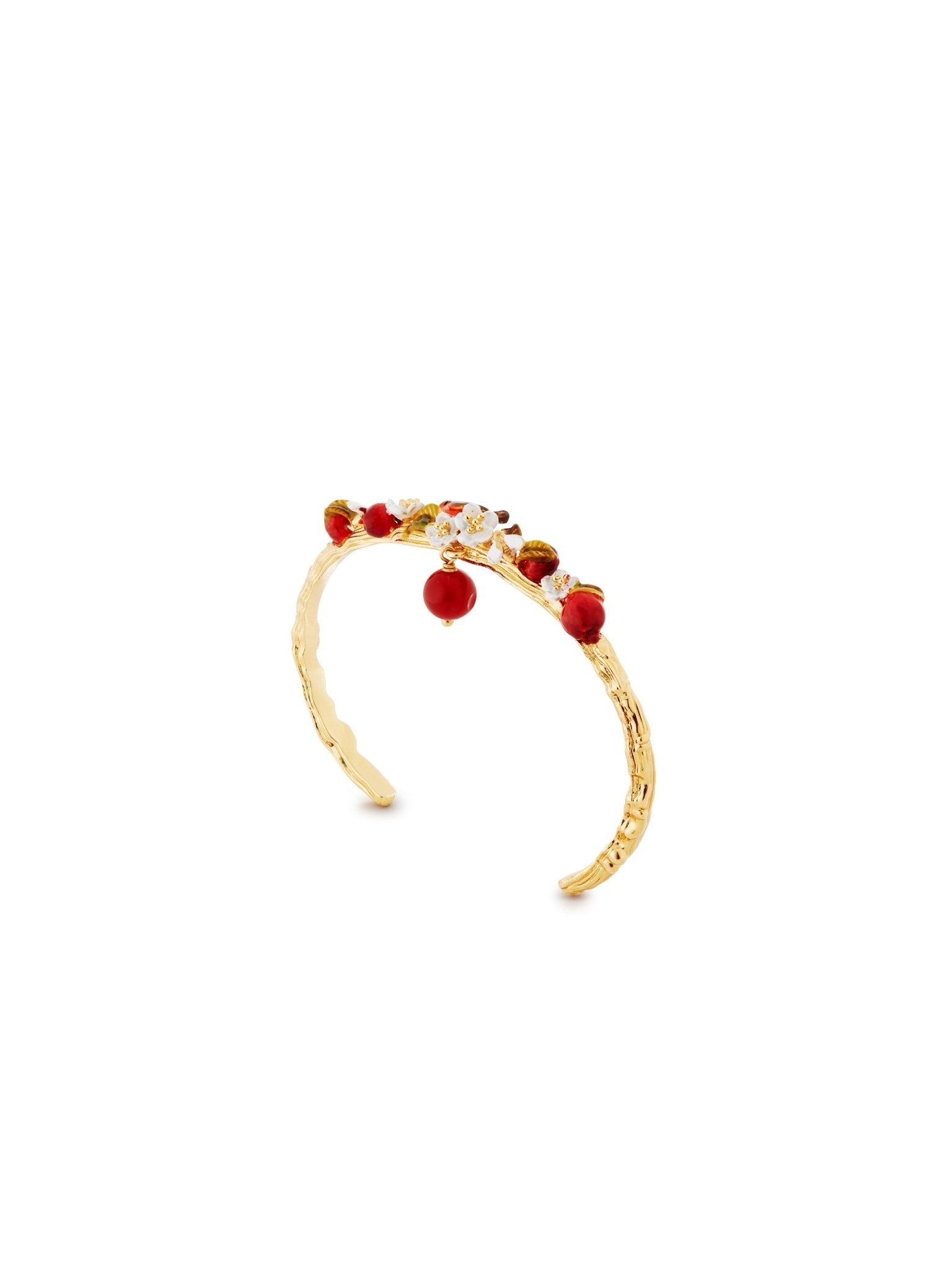 Apple, Robin, Bee And Apple Blossom Cuff Bracelet | AUDC2011 - Les Nereides