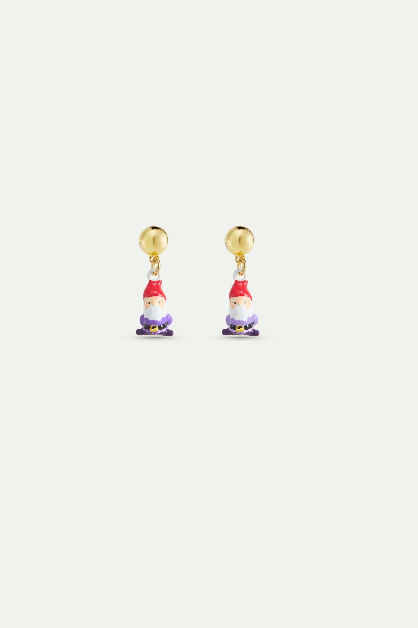 Asymmetrical Pink And Purple Dwarf Earrings | AYCN1071 - Les Nereides