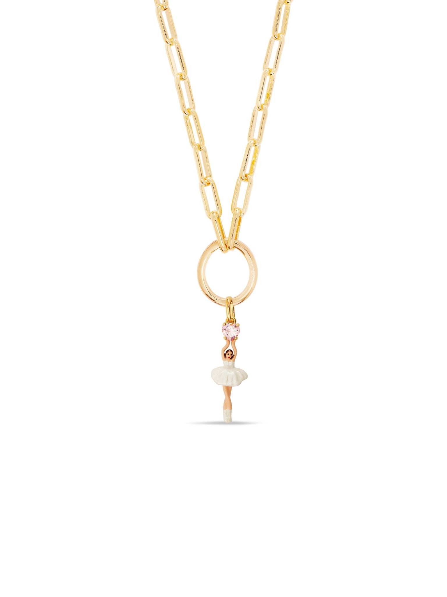 Ballerina And Cut Stone Pendant | AUPE4111 - Les Nereides