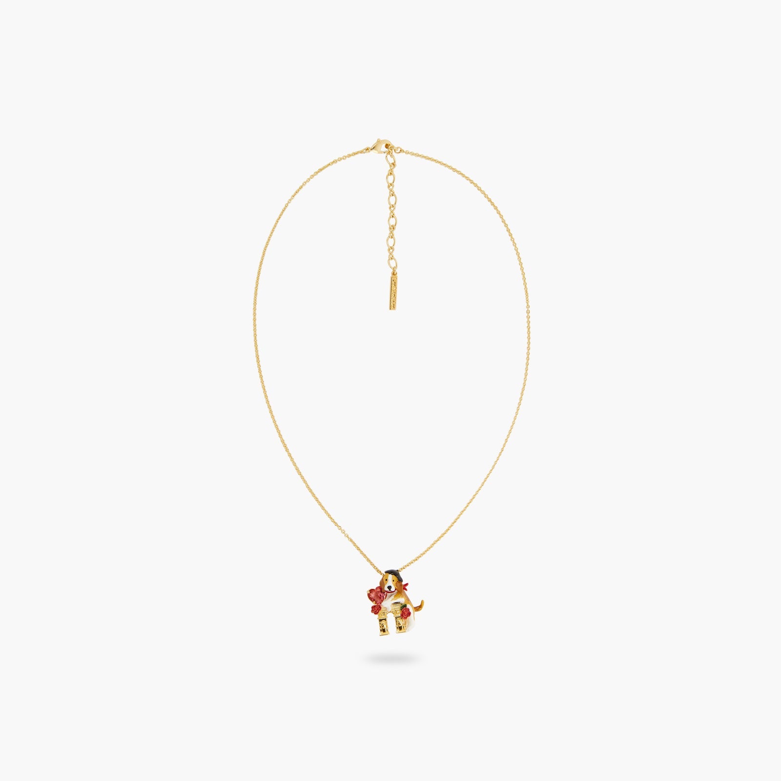 Beagle And Arc De Triomphe Pendant Necklace | ATPA3041 - Les Nereides