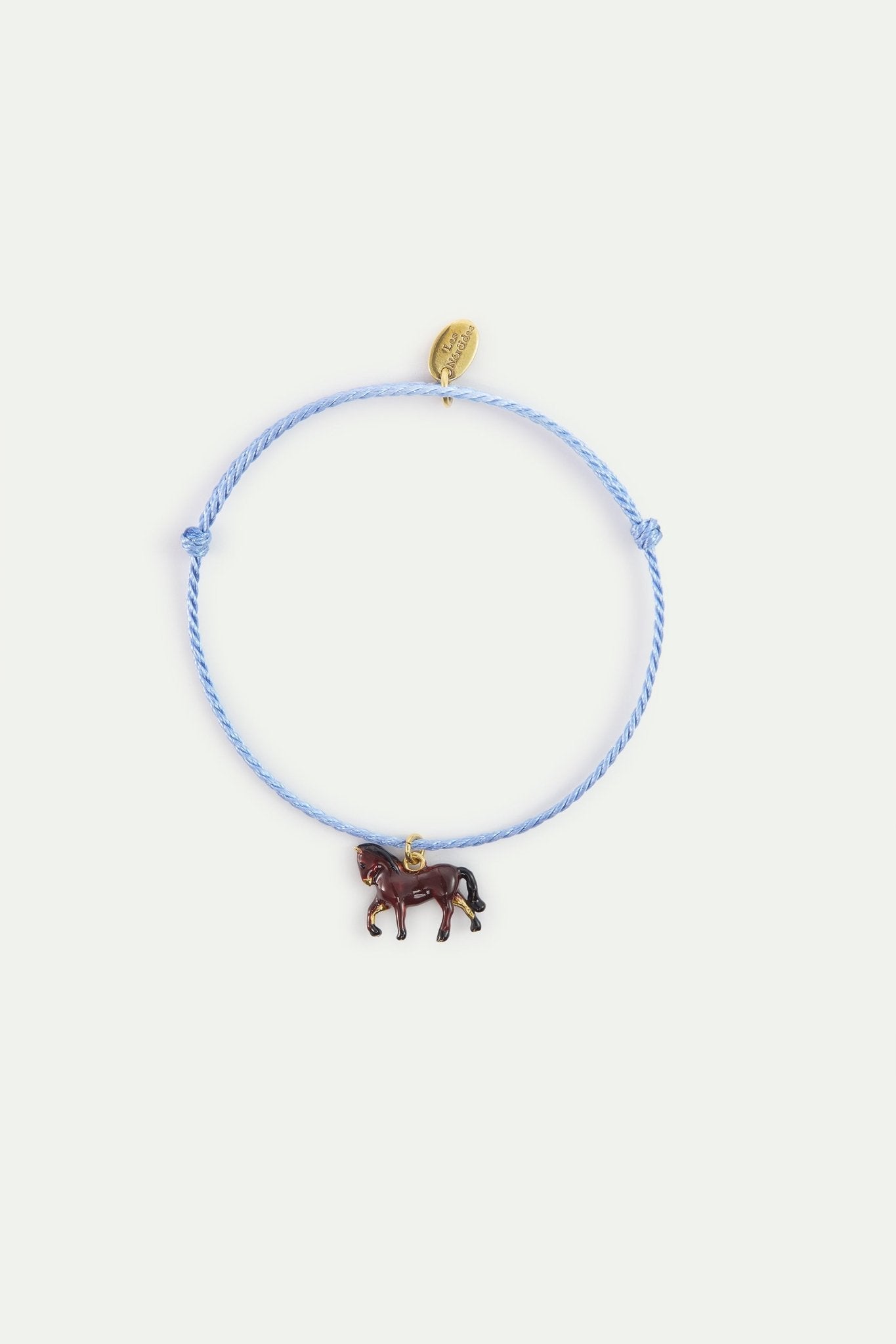 Blue Cord Horse Bracelet | AYLA2061 - Les Nereides