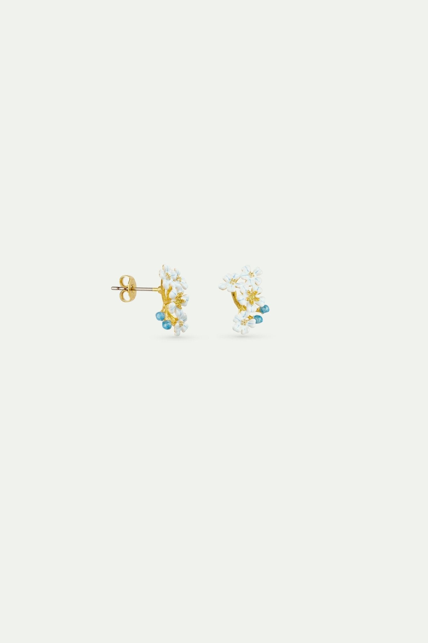 Blue forget-me-not earrings | AYHU1011 - Les Nereides Paris
