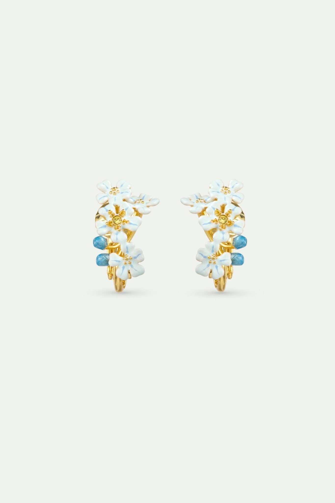 Blue forget-me-not earrings | AYHU1011 - Les Nereides Paris