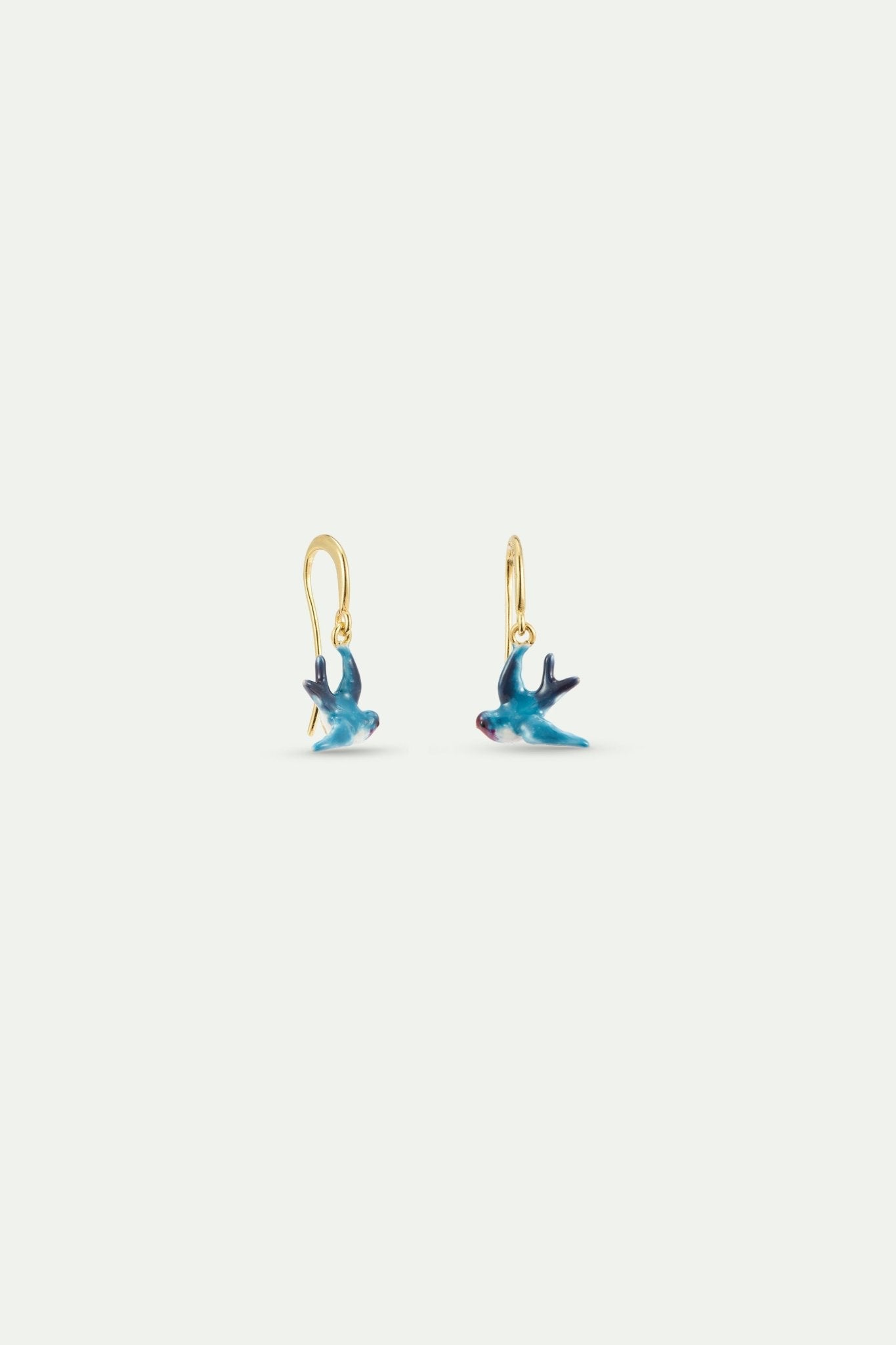Blue Swallow Hook Earrings | AXLA1021 - Les Nereides