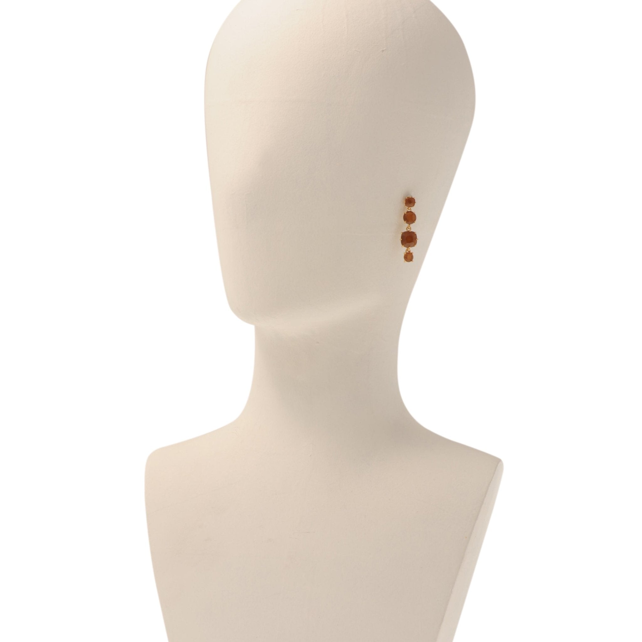 Bo La Diamantine Chocolate Earrings | WLD120C/1 - Les Nereides