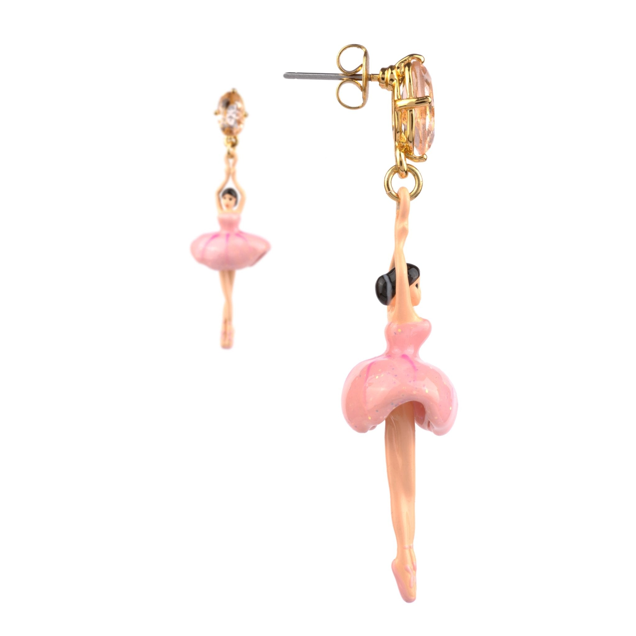 Bo Pas de Deux Pink Pink Earrings | RDD1152 - Les Nereides
