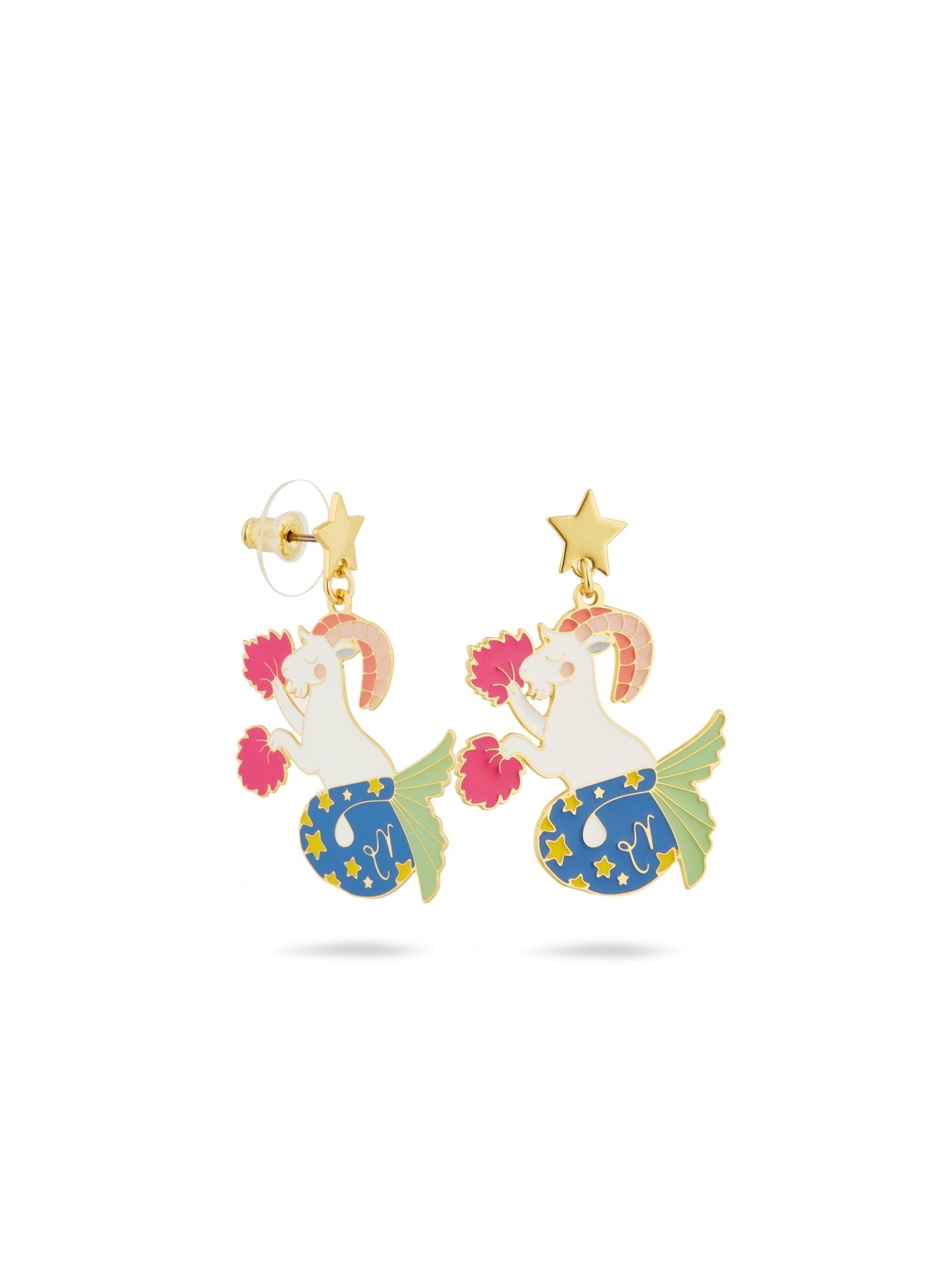 Capricorn Astrological Sign Earrings | AUSA1101 - Les Nereides
