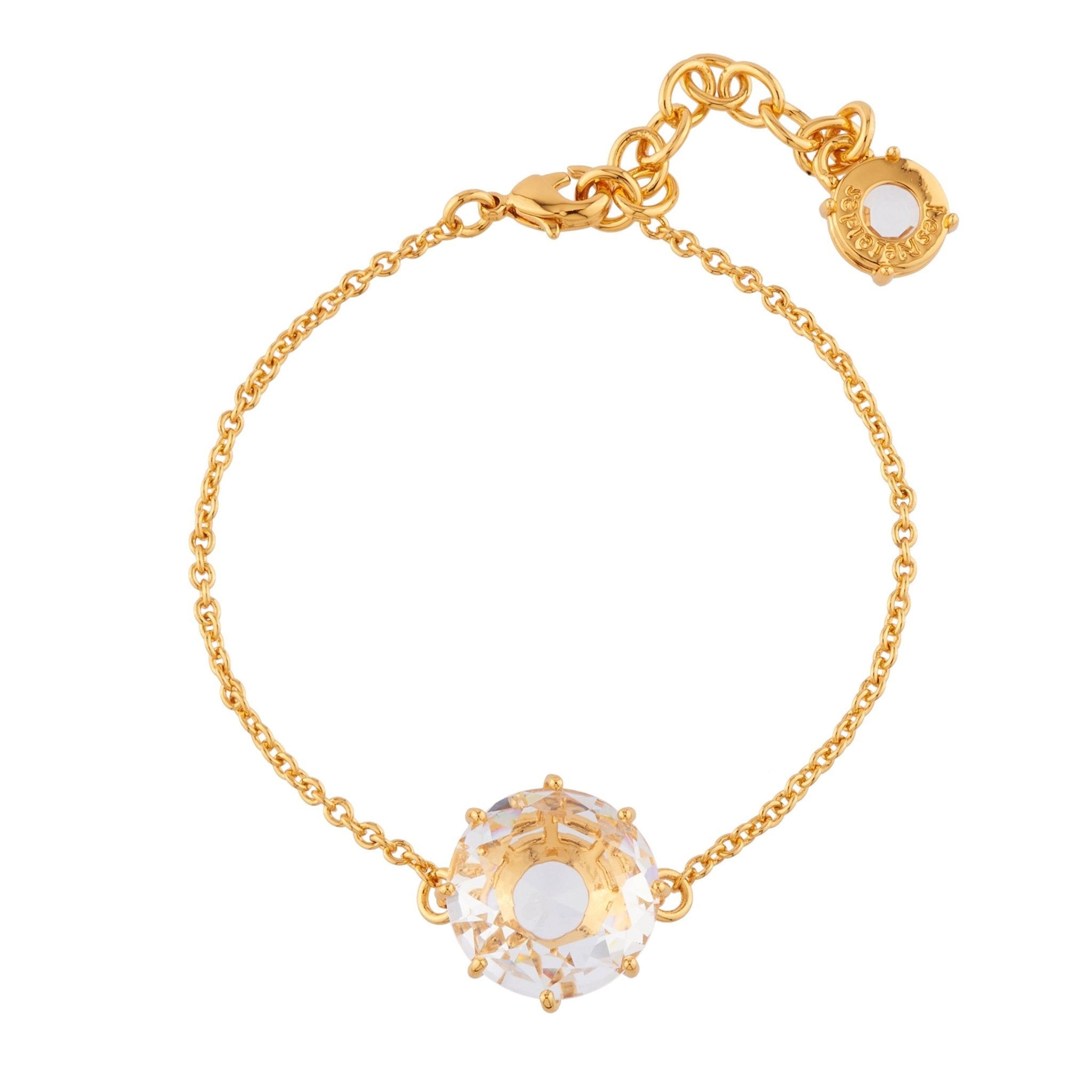Crystal Round Stone La Diamantine Thin Bracelet | AILD2022 - Les Nereides