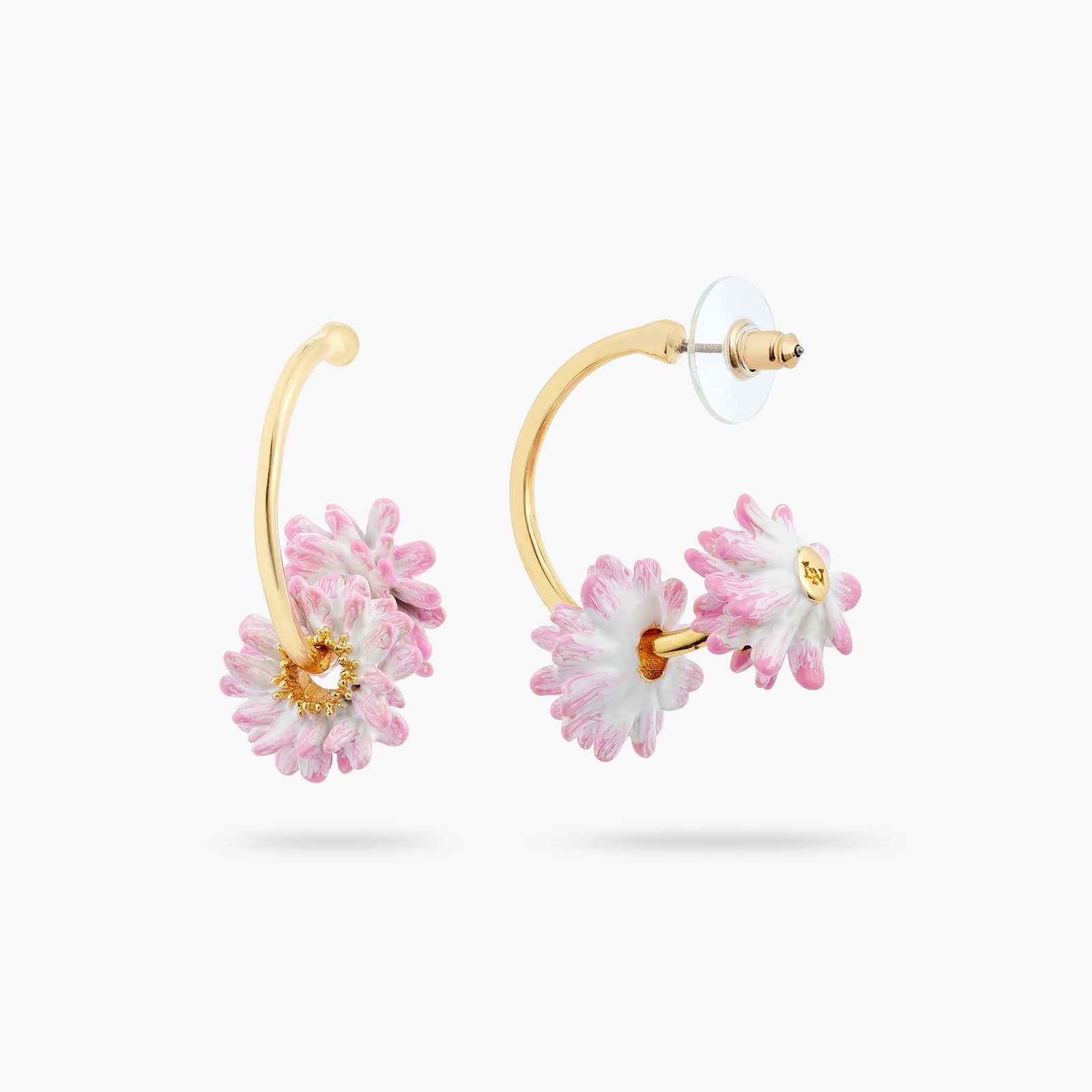 Daisy And Hoop Earrings | ATPO1091 - Les Nereides