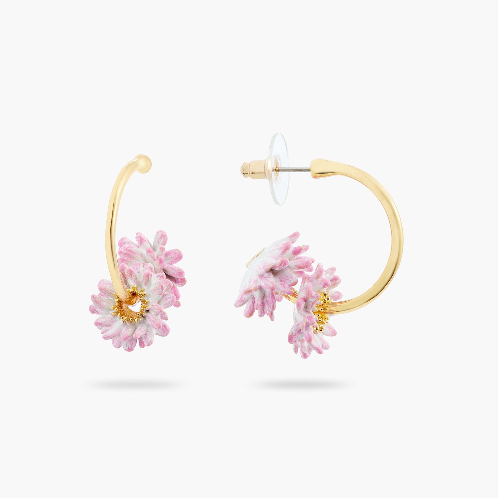 Daisy And Hoop Earrings | ATPO1091 - Les Nereides
