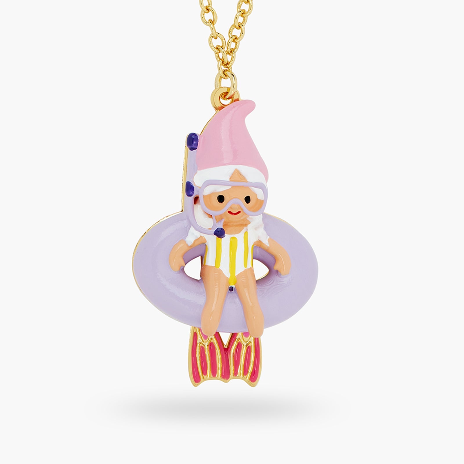 Diving Gnome Pendant Necklace | ATCP3031 - Les Nereides