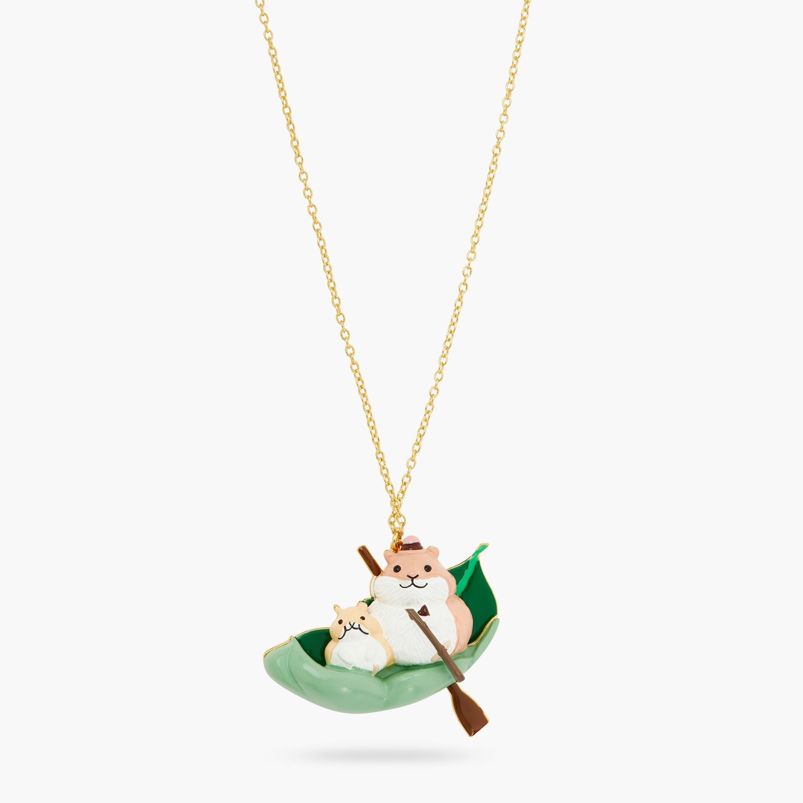 Exploring Hamsters Pendant Necklace | ATTO3031 - Les Nereides