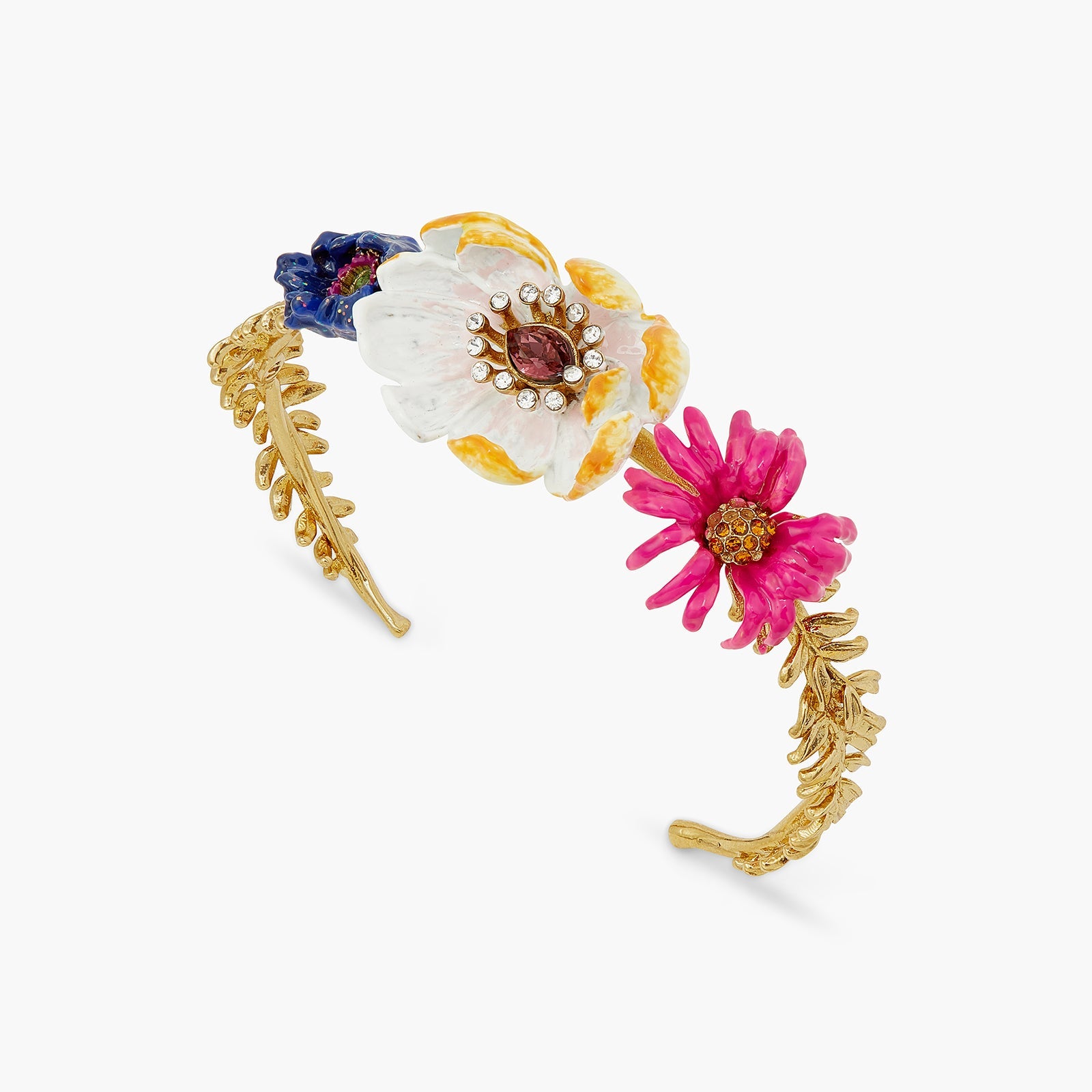 Flower Bouquet Cuff Bracelet | ATFI2031 - Les Nereides