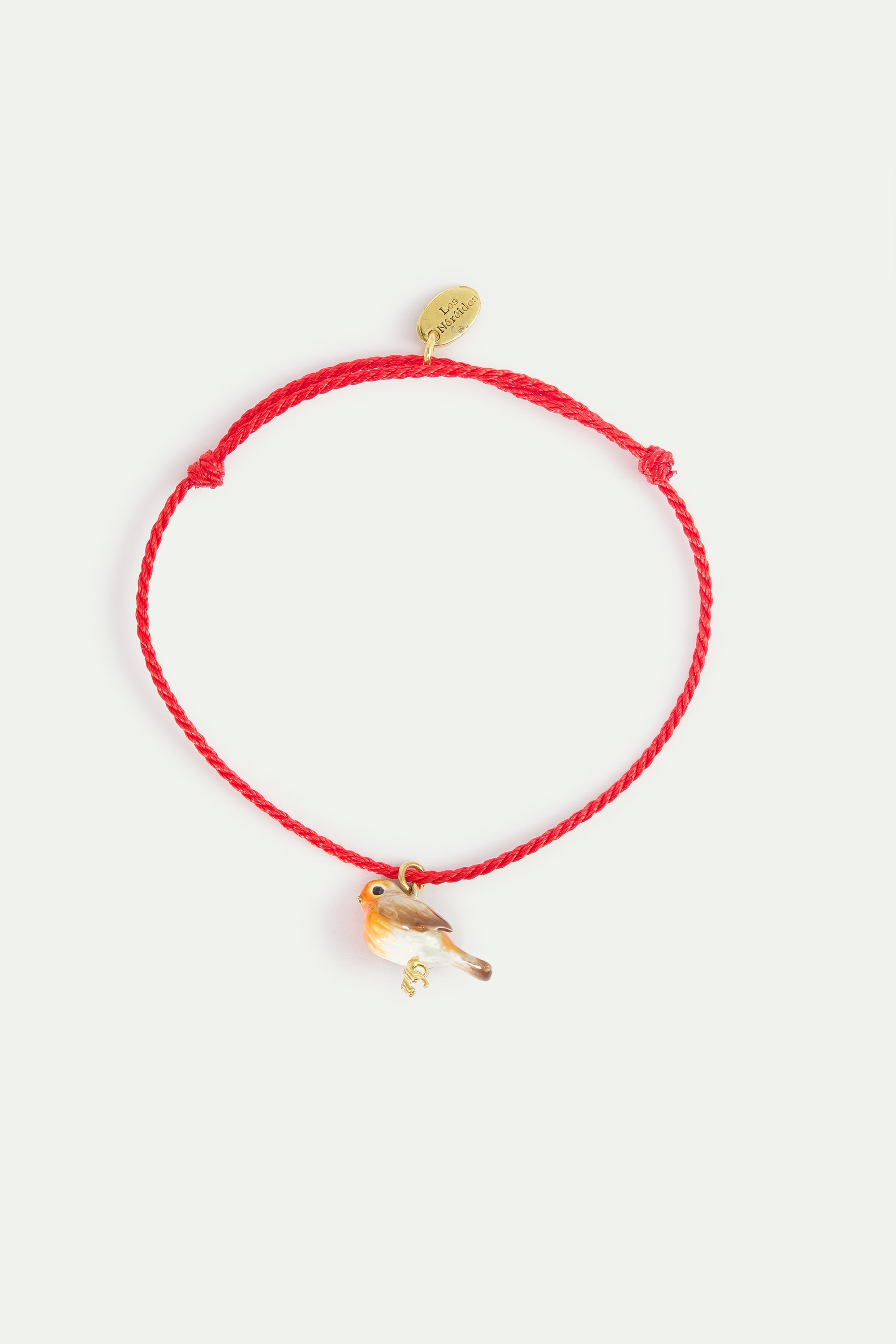 Pink Cord Robin Bracelet | AYLA2041