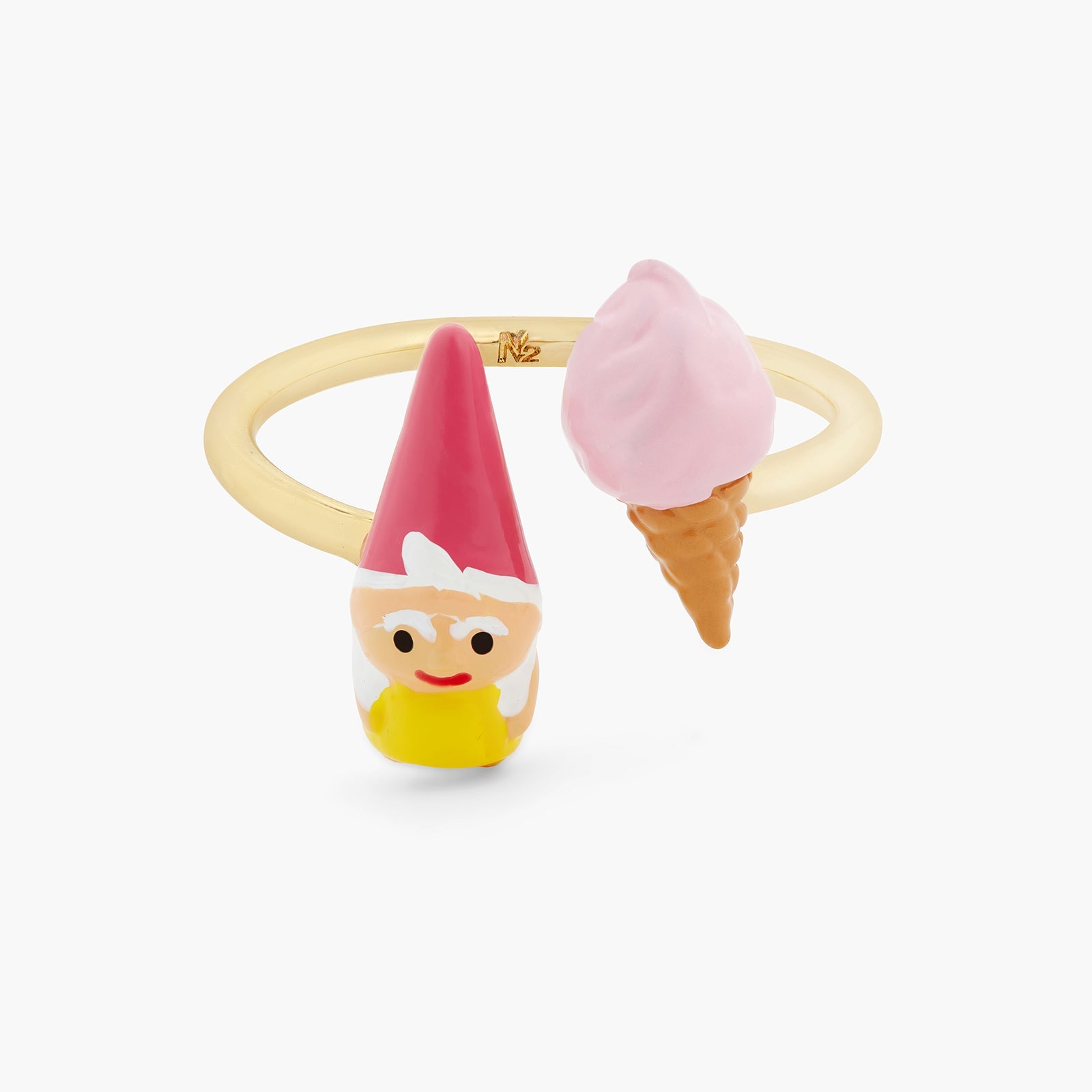 Garden Gnome And Gelato Adjustable Ring | ATCP6021 - Les Nereides