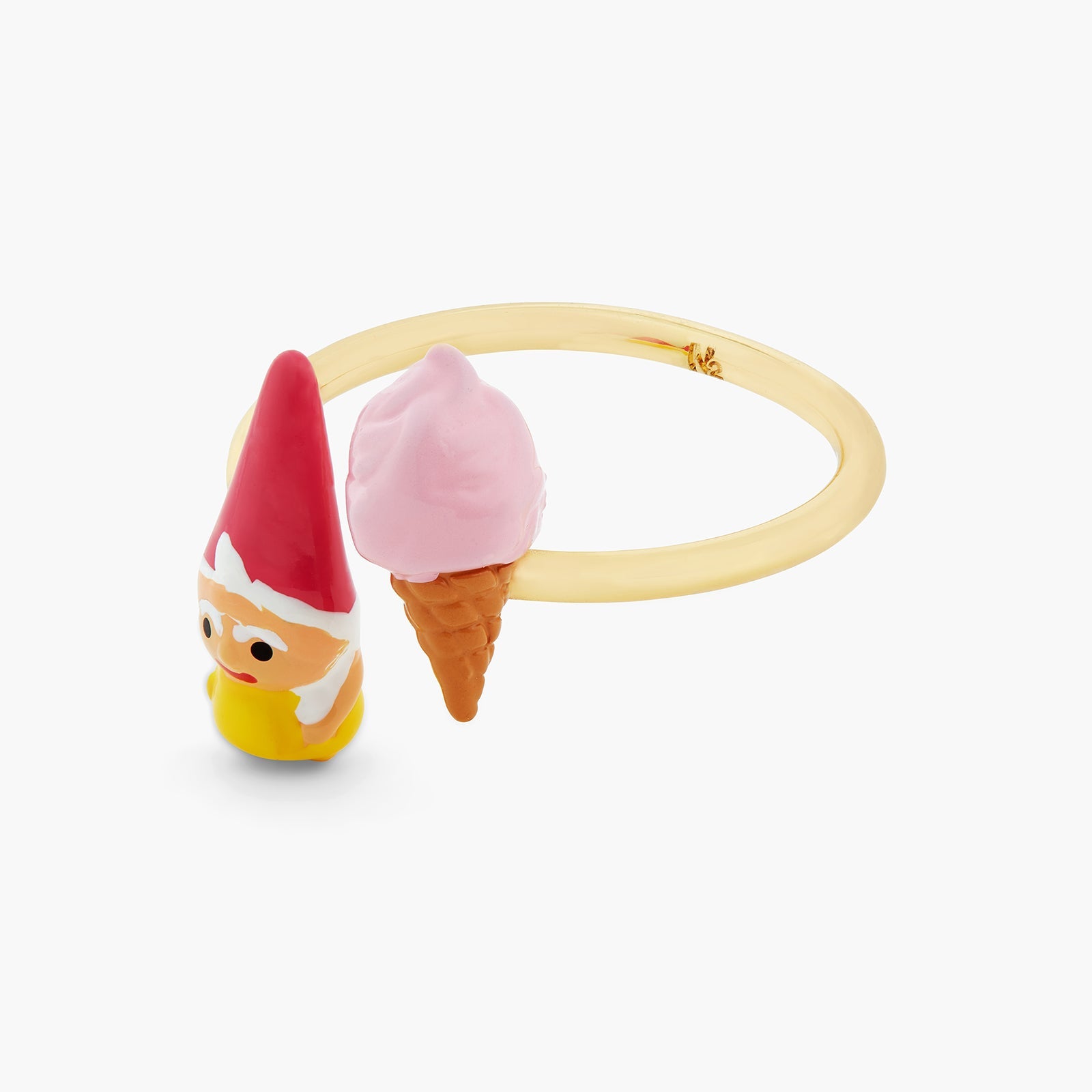Garden Gnome And Gelato Adjustable Ring | ATCP6021 - Les Nereides