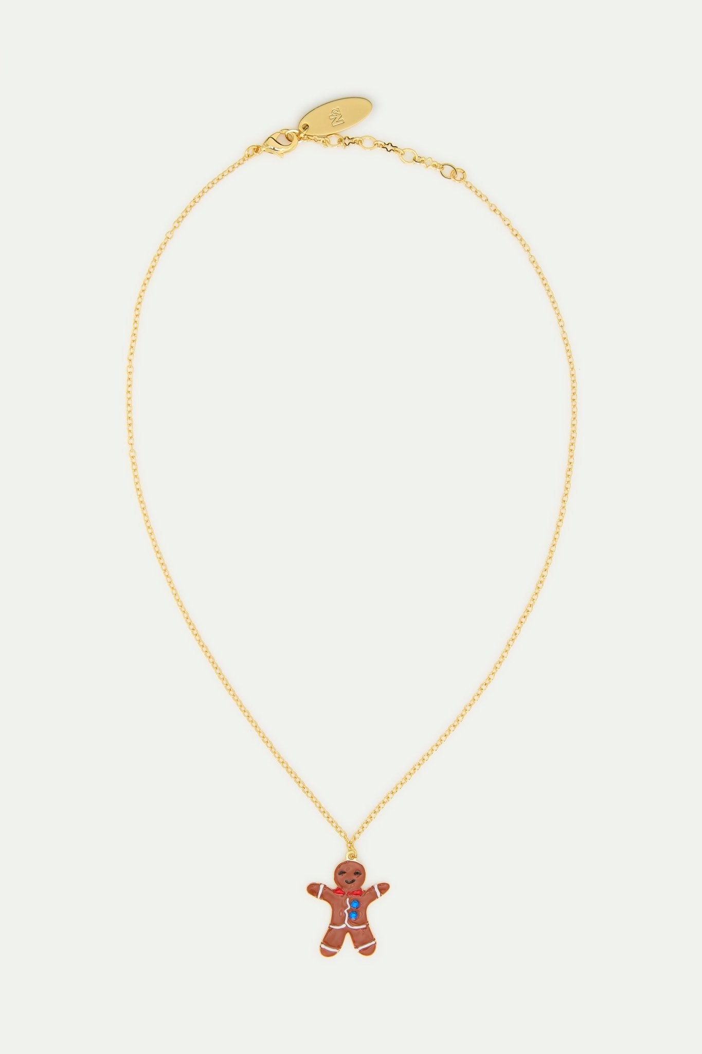 Gingerbread Man Pendant Necklace | AWWI3021 - Les Nereides