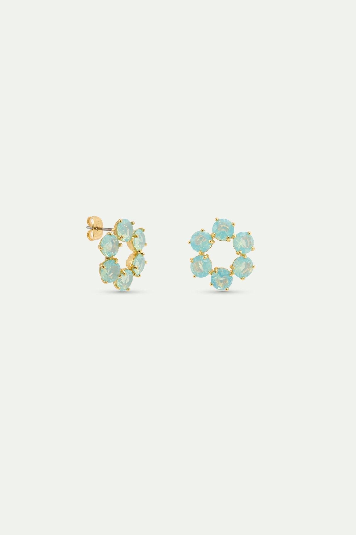 Glacier Blue Six-Stone Earrings | AYLD1422 - Les Nereides