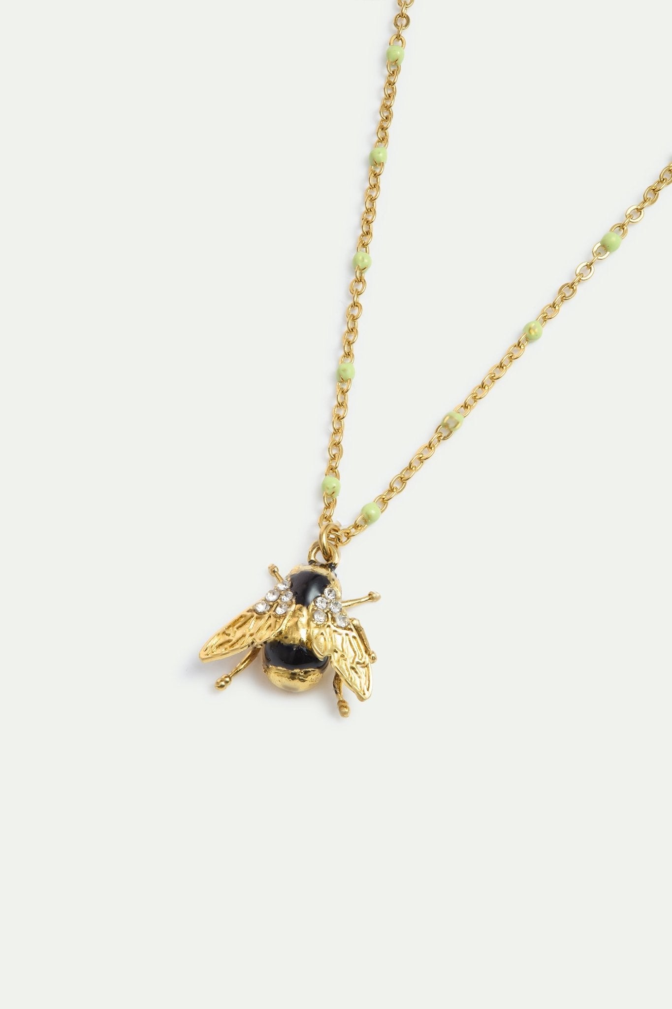 Gold Bee And Crystal Bracelet | AYLA2071 - Les Nereides