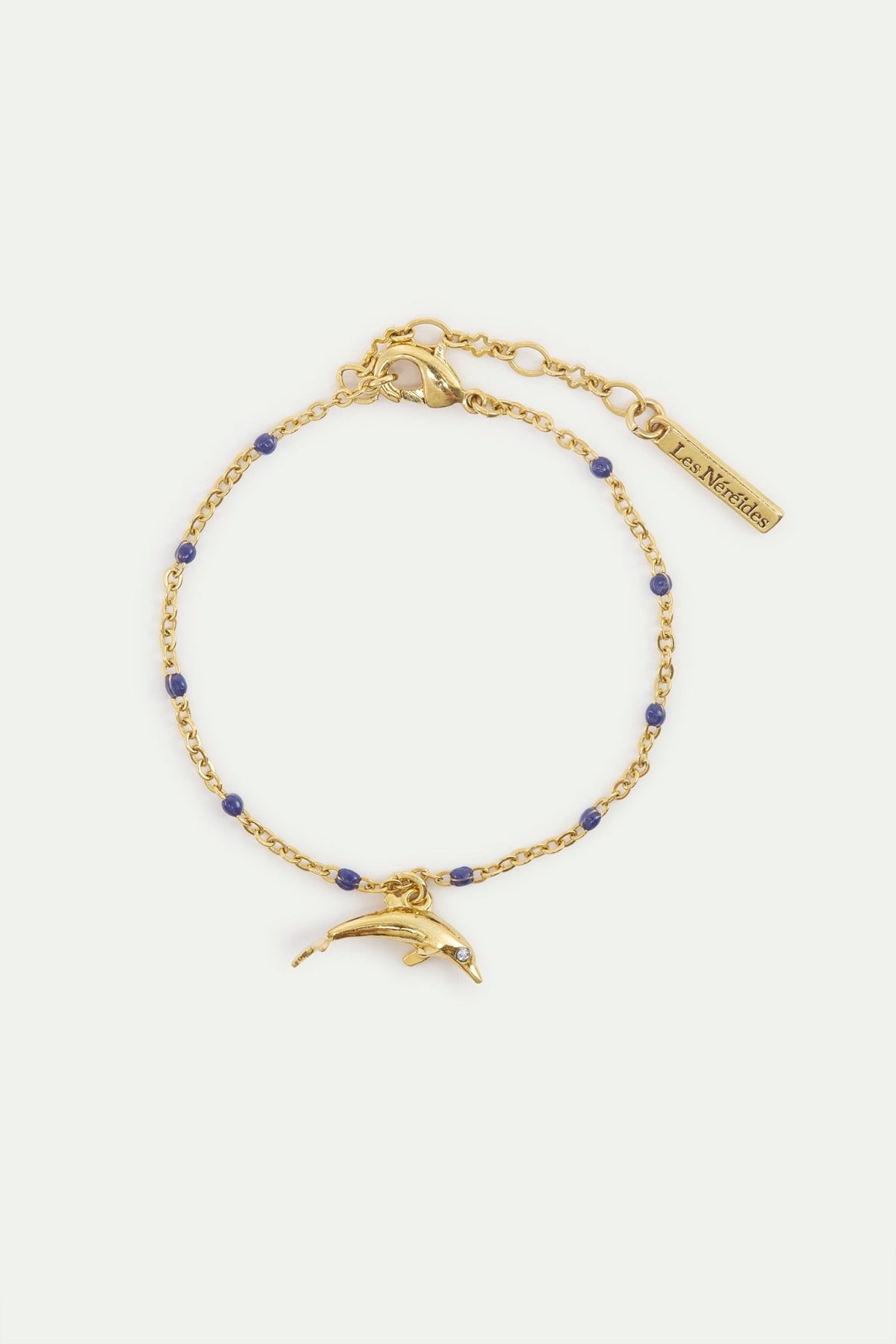 Gold Dolphin Pendant Bracelet | AYLA2091 - Les Nereides Paris
