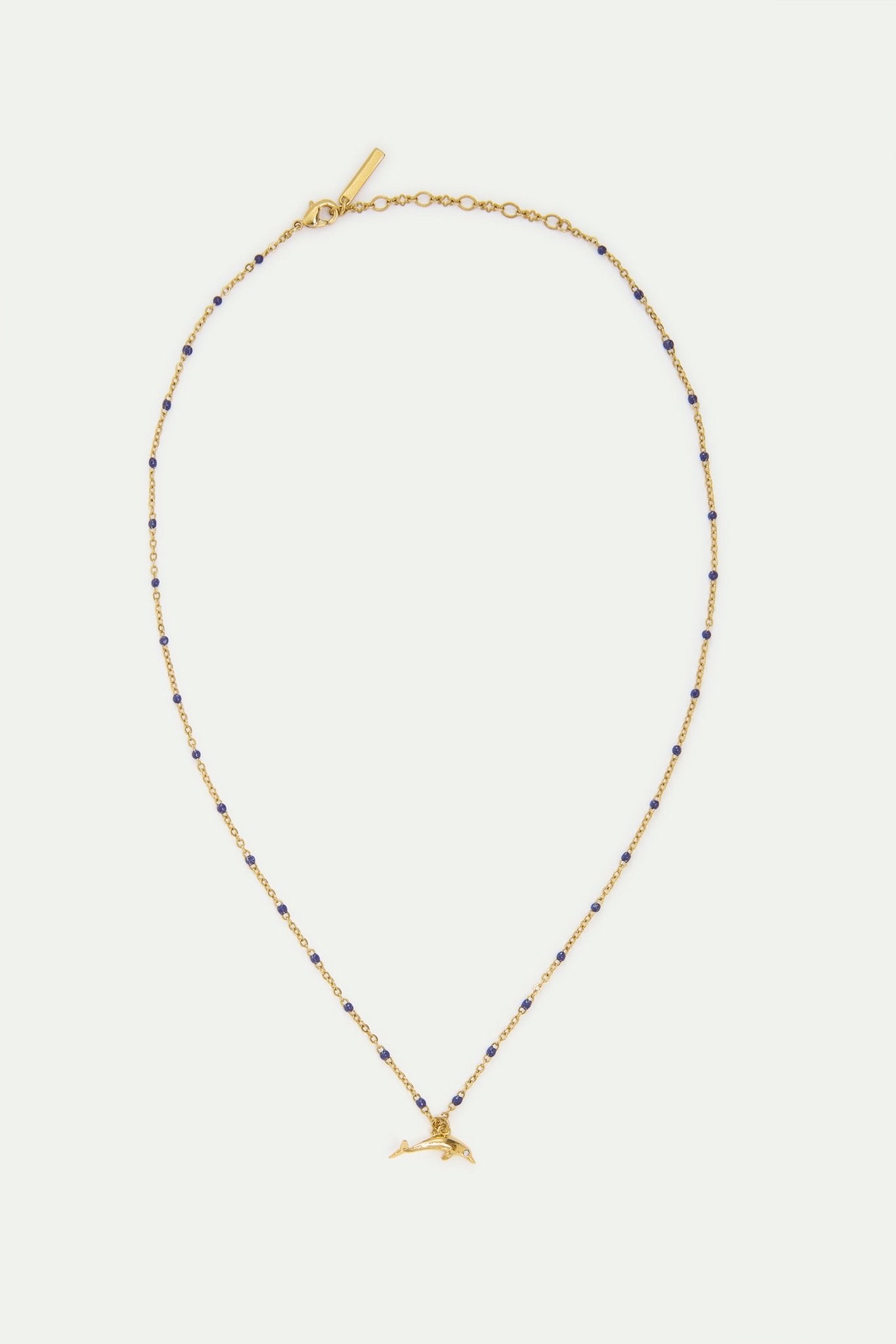 Gold Dolphin Pendant Necklace | AYLA3051 - Les Nereides Paris
