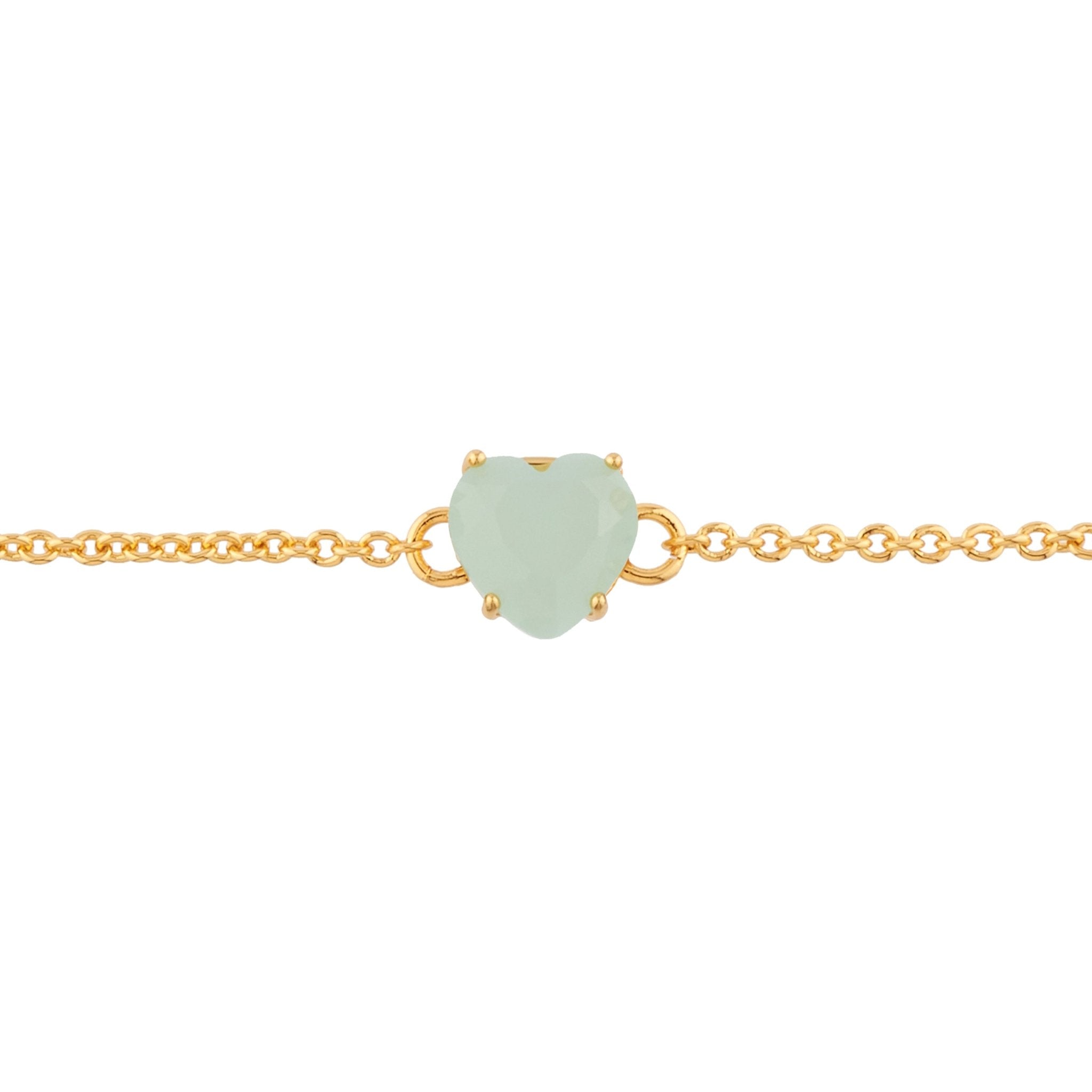 Green Hearthstone La Diamantine Thin Bracelet | XLD253 - Les Nereides