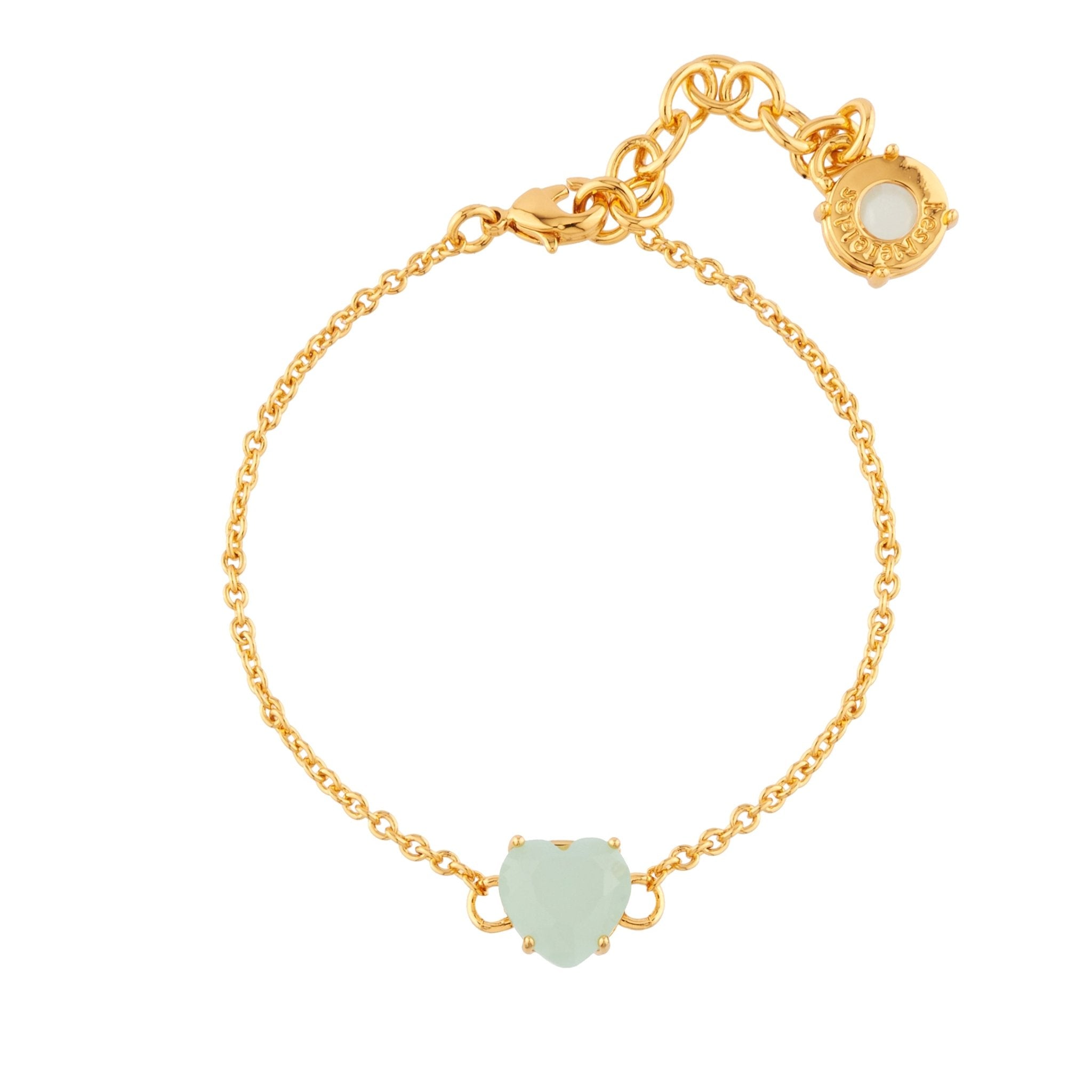 Green Hearthstone La Diamantine Thin Bracelet | XLD253 - Les Nereides