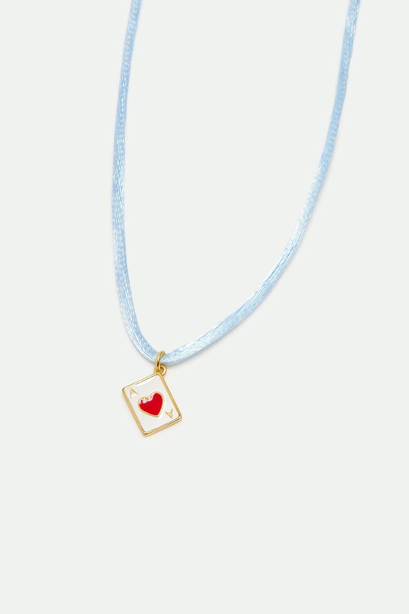 Heart Card Pendant Necklace | AYCN3081 - Les Nereides