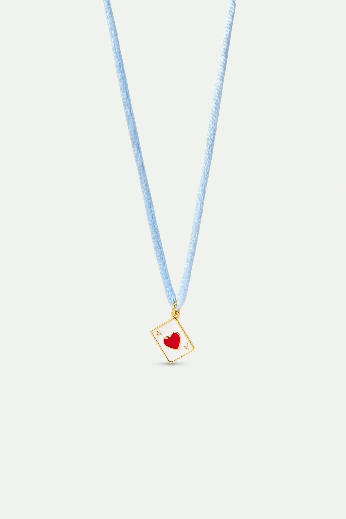Heart Card Pendant Necklace | AYCN3081 - Les Nereides