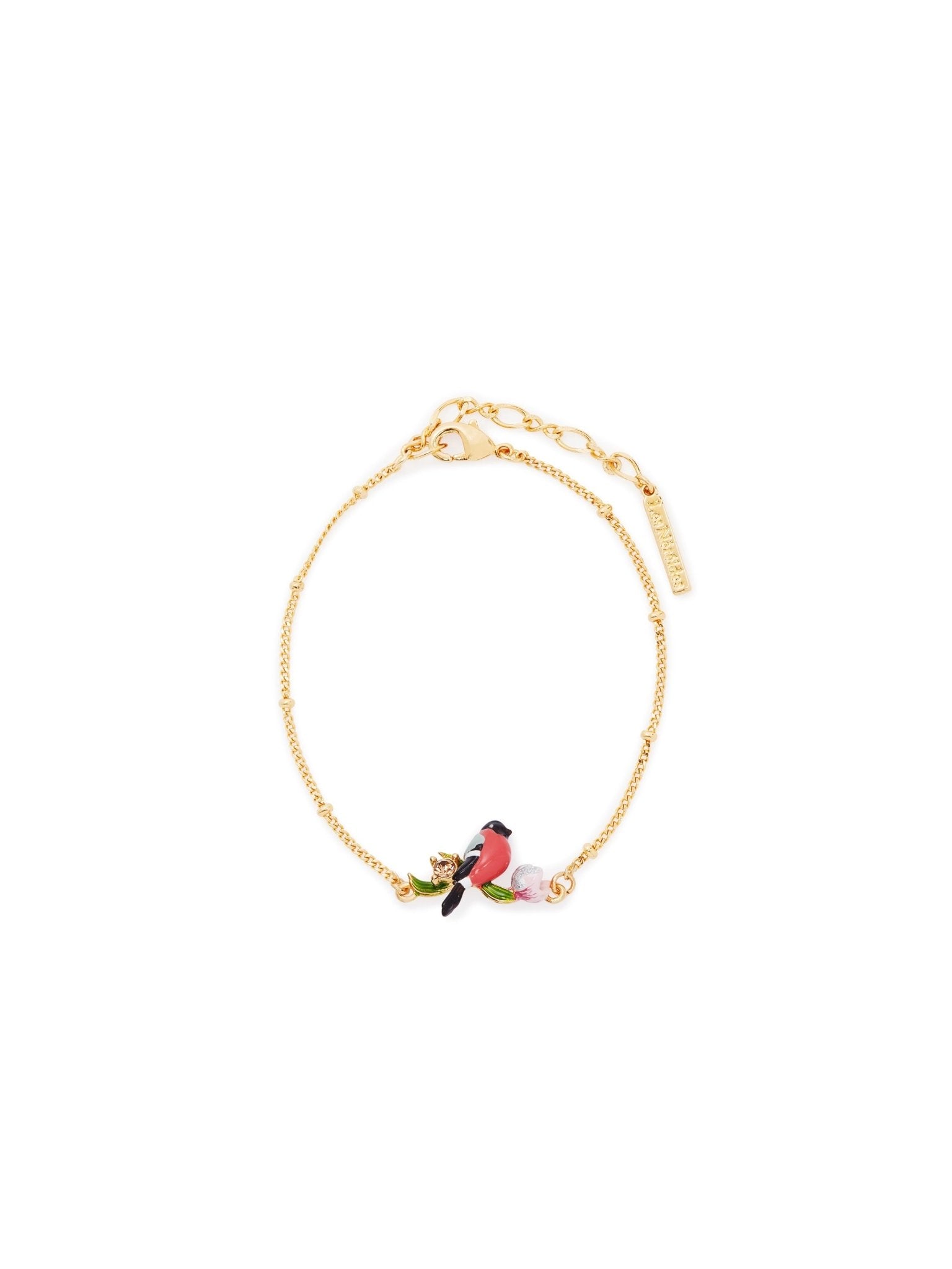 Hellebore Flower And Bird Fine Bracelet | AUVH2021 - Les Nereides