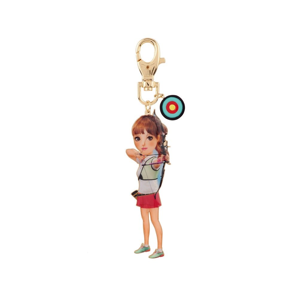 Key Les Sportives Archery Keyring | ADSP9061 - Les Nereides
