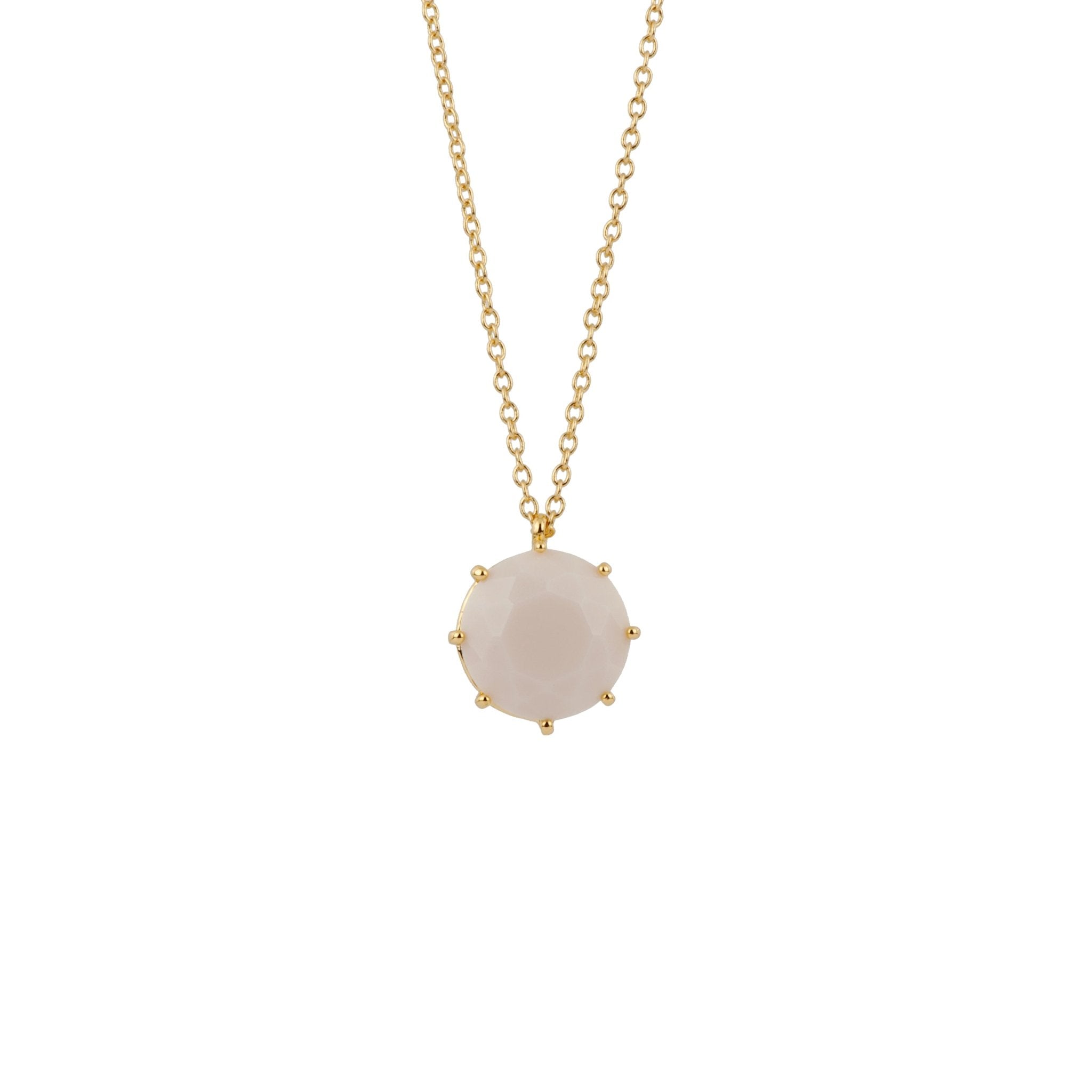La Diamantine Round Stone Necklace | ADLD3331 - Les Nereides