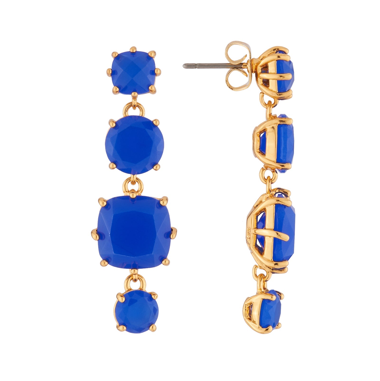 La Diamantine Royal Blue Earrings | AJLD120C/1 - Les Nereides