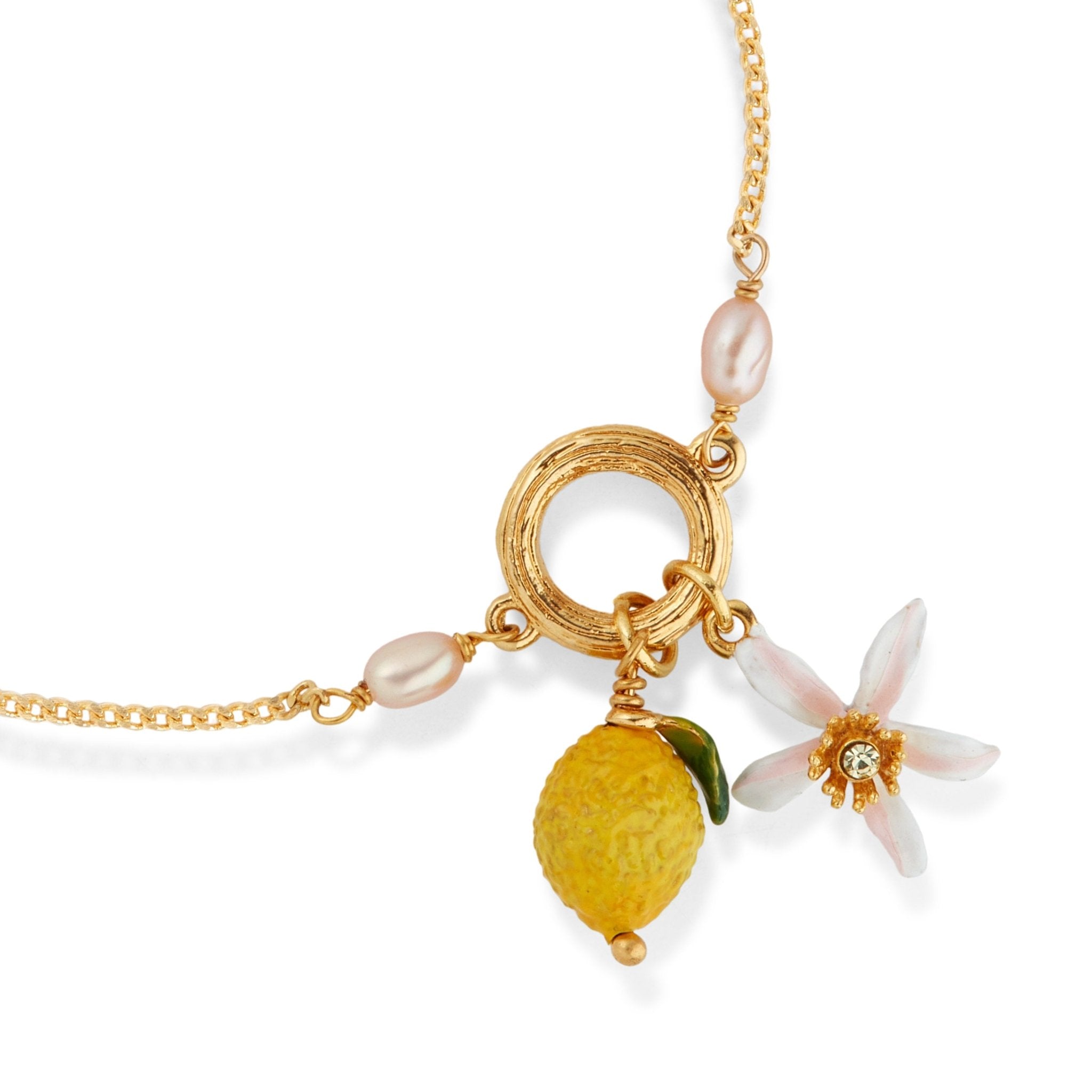 Lemon And Lemon Blossom Fine Bracelet | APMI2021 - Les Nereides
