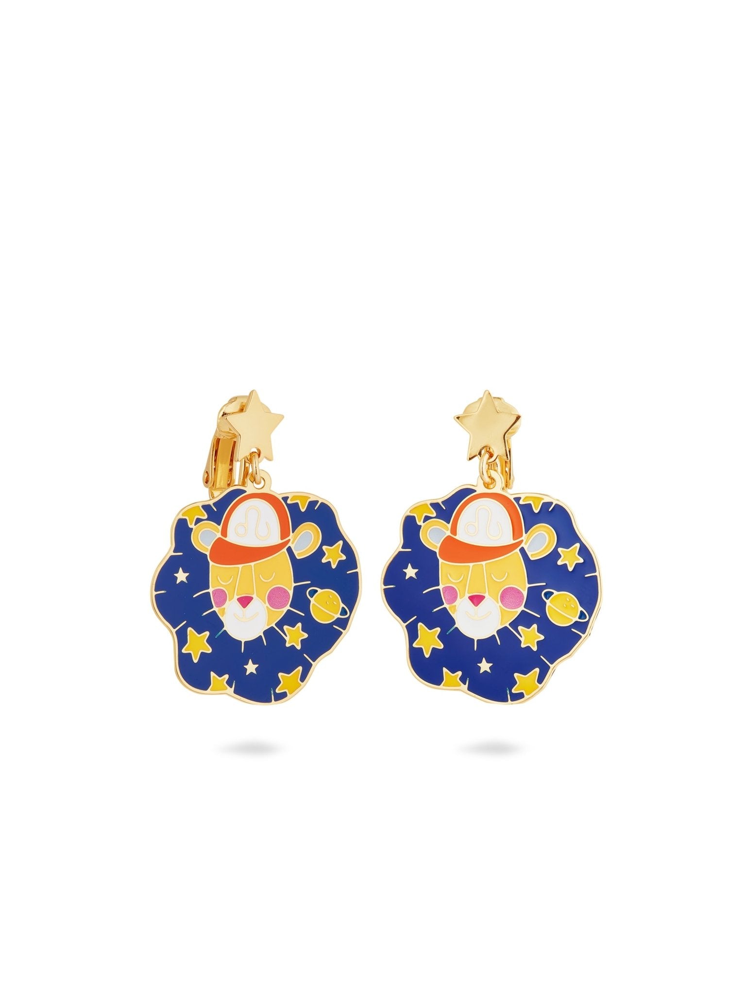 Leo Astrological Sign Earrings | AUSA1051 - Les Nereides