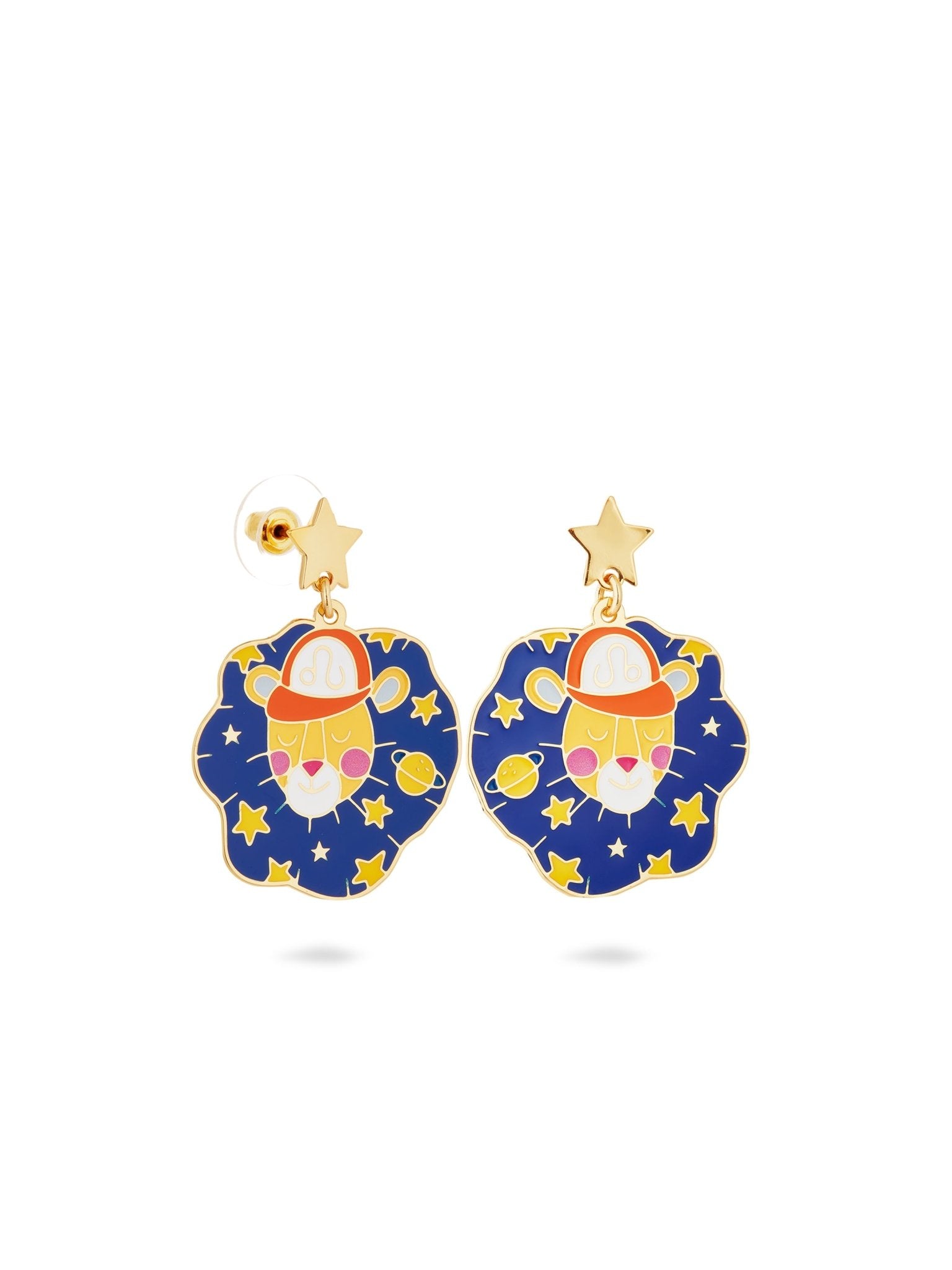 Leo Astrological Sign Earrings | AUSA1051 - Les Nereides