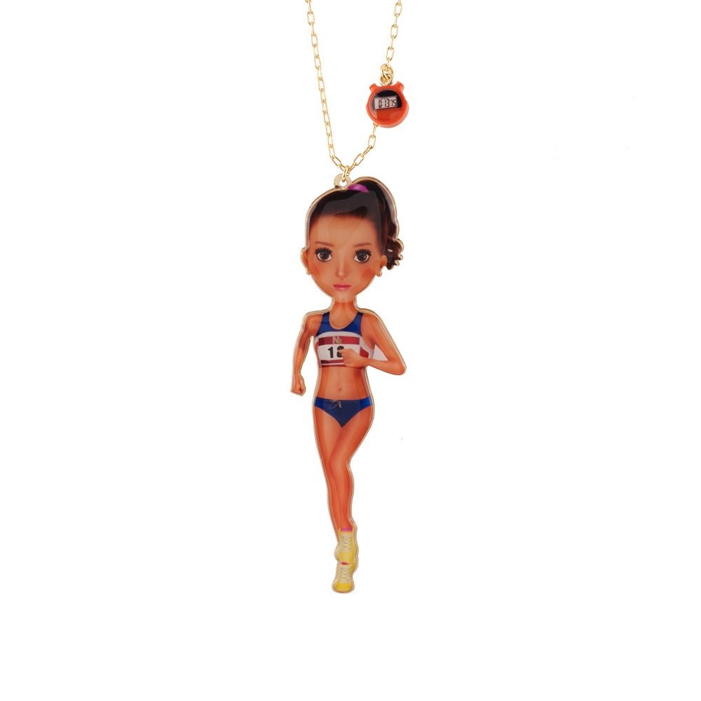 Les Sportives Marathon Necklace | ADSP3041 - Les Nereides