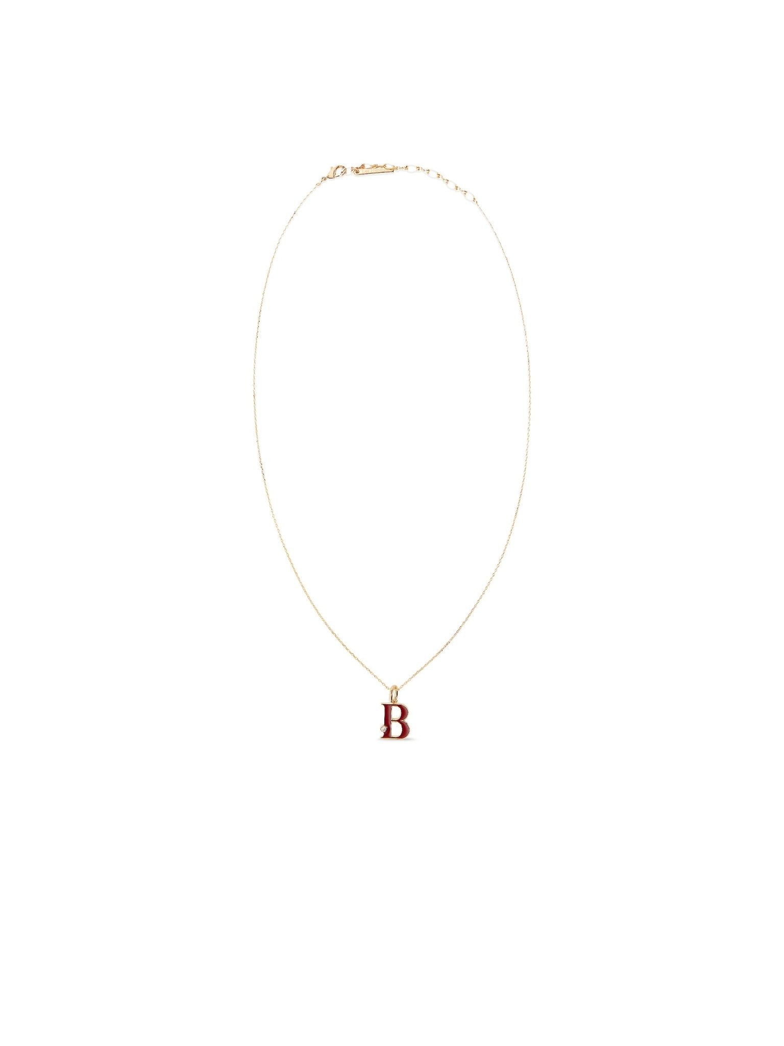 Letter B Pendant Necklace | AUAB3021 - Les Nereides