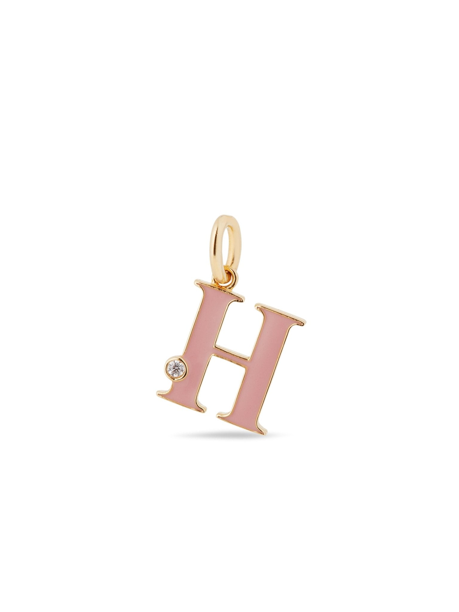 Letter H Pendant Necklace | AUAB3081 - Les Nereides