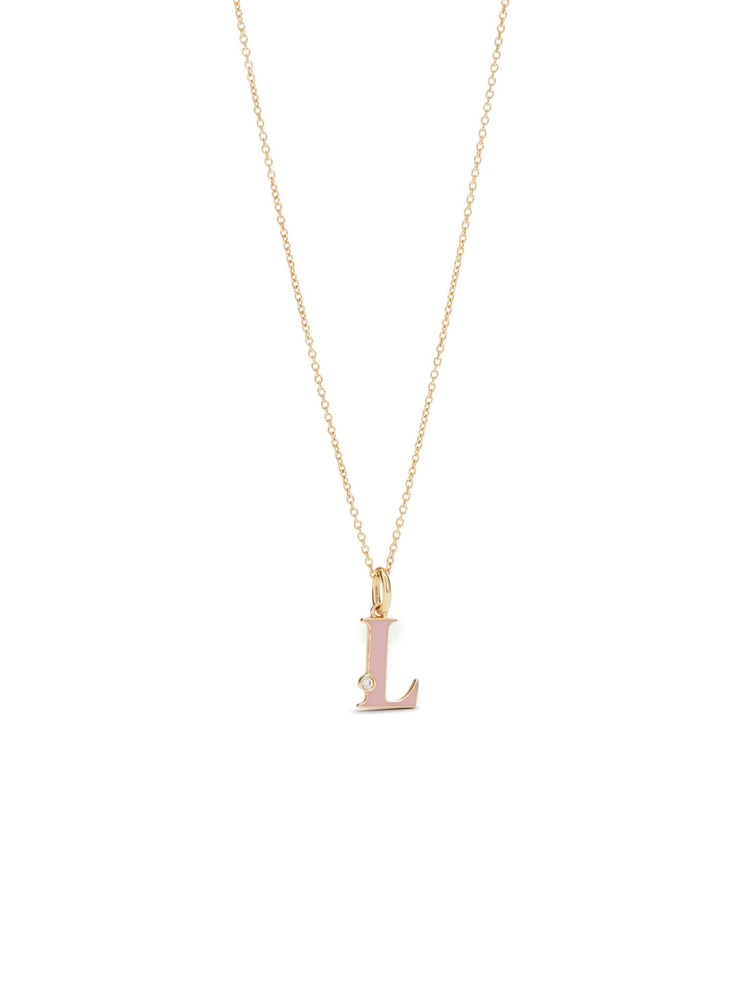 Letter L Pendant Necklace | AUAB3121 - Les Nereides