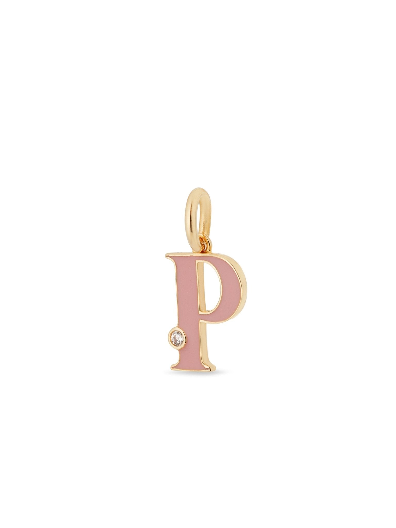 Letter P Pendant Necklace | AUAB3161 - Les Nereides